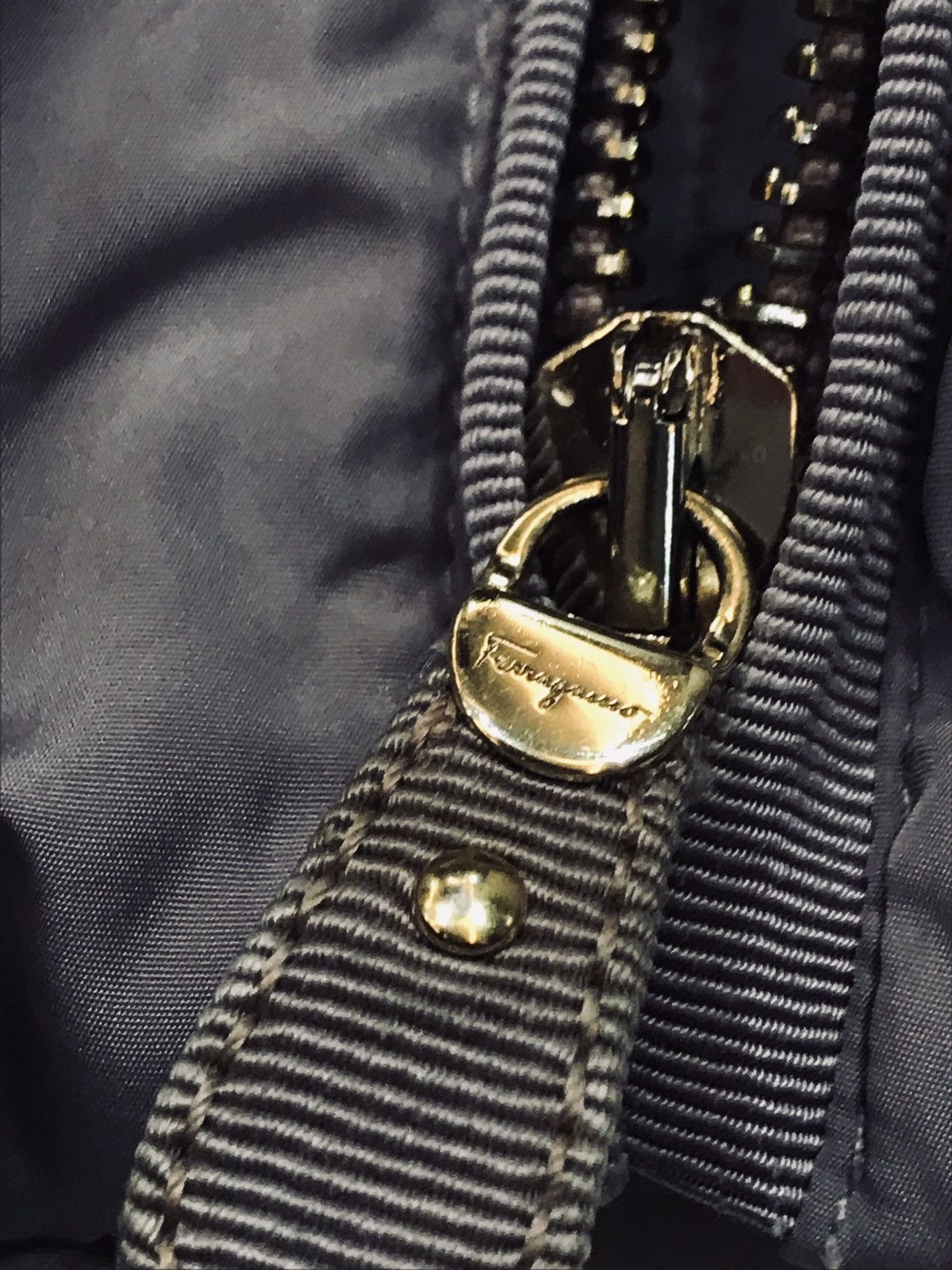 Salvatore Ferragamo SALVATORE FERRAGAMO QUILTED GOOSE DOWN PUFFER JACKET SNOW Size US XXS / EU 40 - 8 Thumbnail