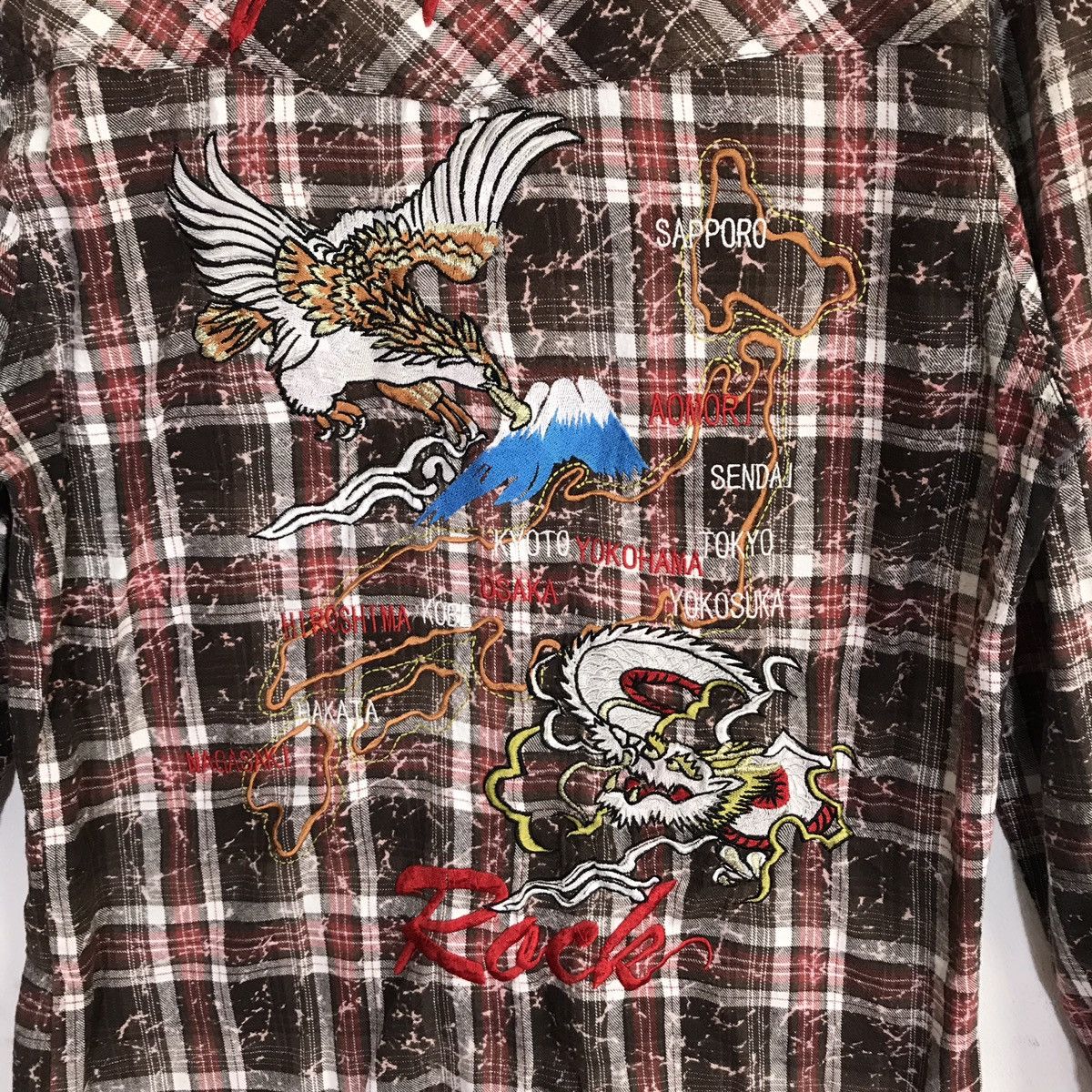 In The Attic × Japanese Brand Japanese Brand In The Attic Sukajan Style Embroidered Shirt Size US L / EU 52-54 / 3 - 3 Thumbnail