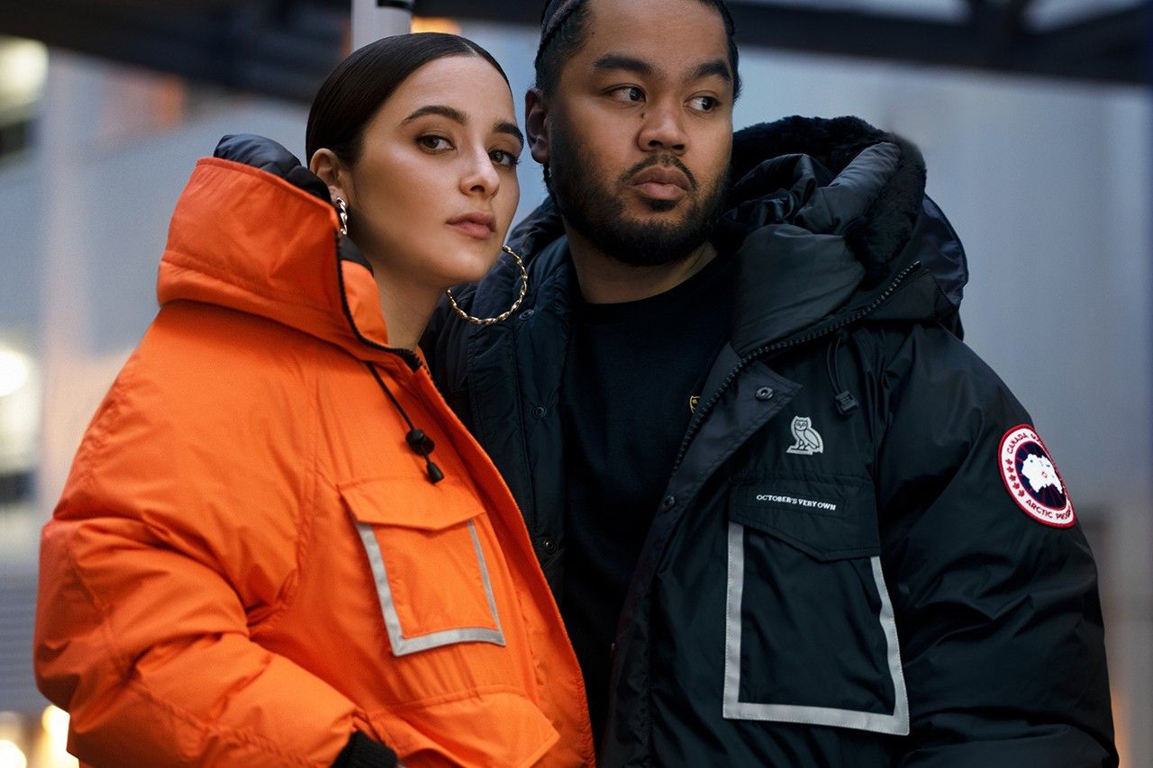 Ovo canada goose pink jacket best sale