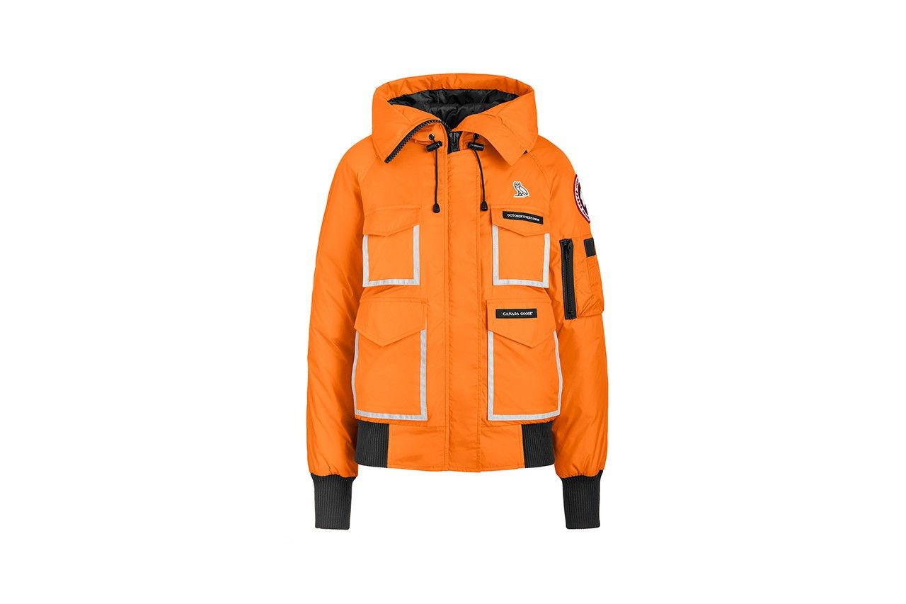 Canada Goose Octobers Very Own OVO X CANADA GOOSE BOMBER WOMEN SMALL ORANGE Grailed