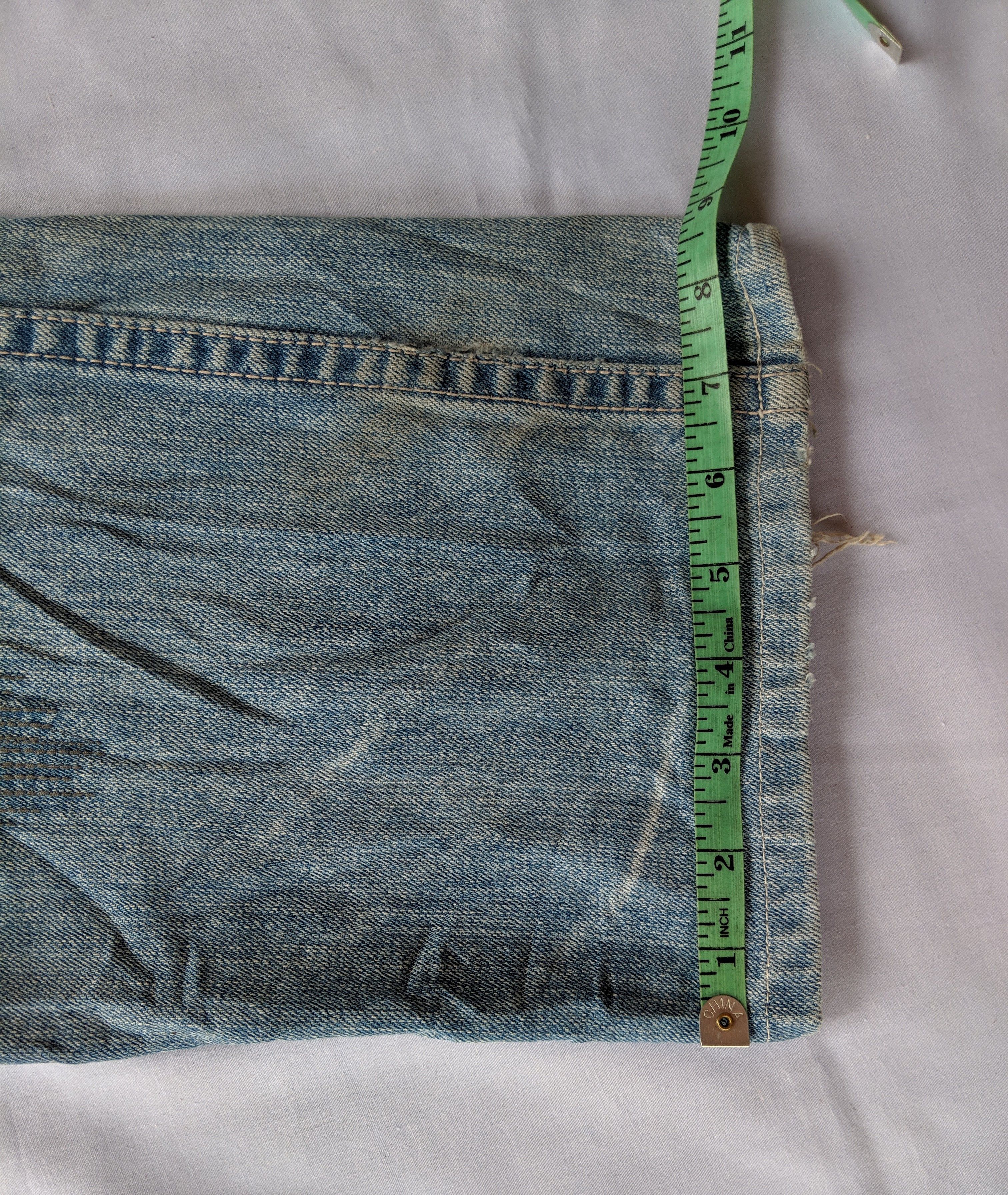 Japanese Brand × Other distressed denim redpepper denim like kapital boro/undercoverism/hysteric glamour homeless fashion Size US 36 / EU 52 - 8 Thumbnail