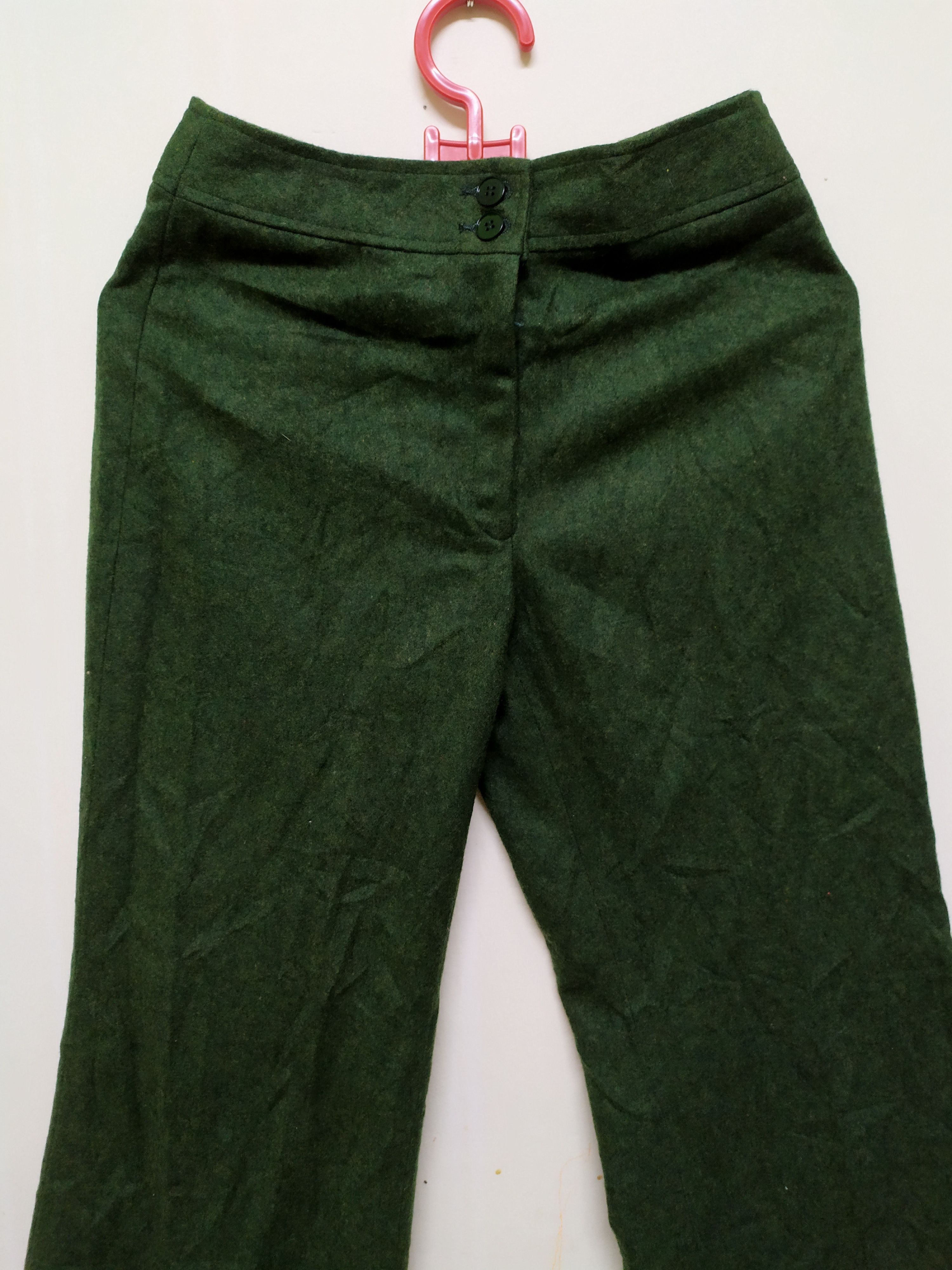 Japanese Brand YAMAMOTO CHELL TROUSERS CHINO WOOL PANTS Size US 26 / EU 42 - 1 Thumbnail