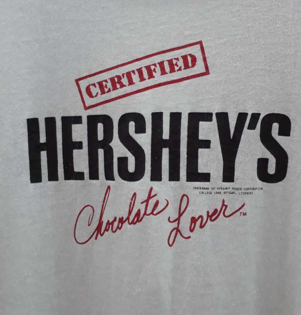 Vintage Vintage 80s HERSHEY'S Chocolate Lover Size US L / EU 52-54 / 3 - 2 Thumbnail