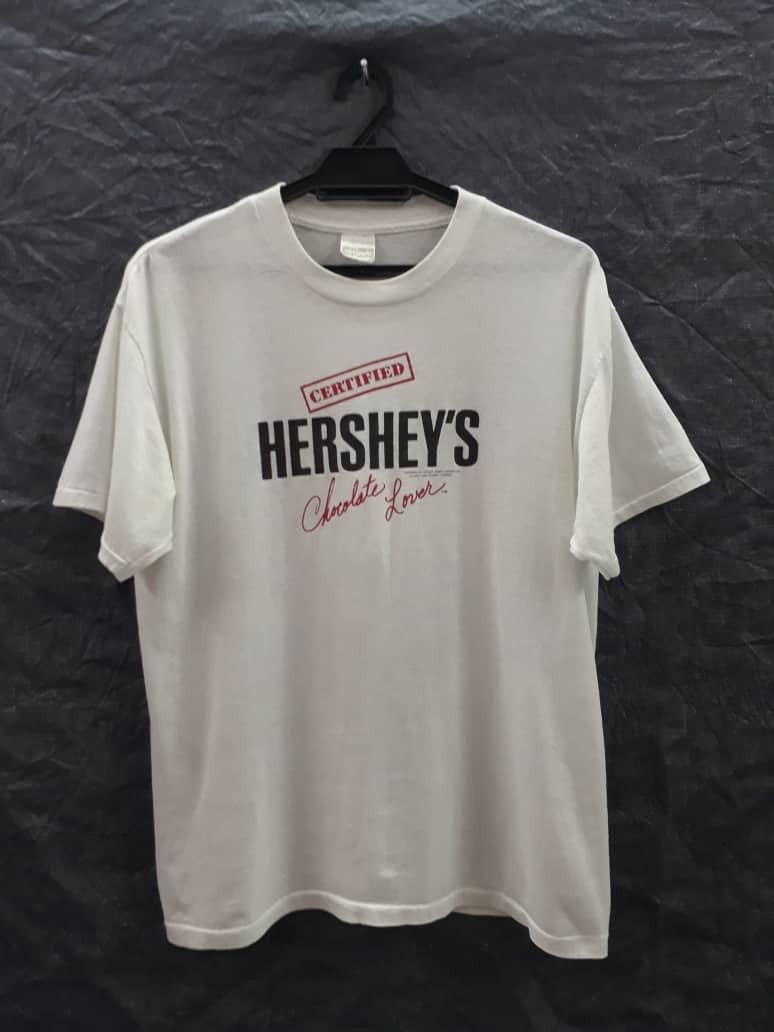 Vintage Vintage 80s HERSHEY'S Chocolate Lover Size US L / EU 52-54 / 3 - 1 Thumbnail