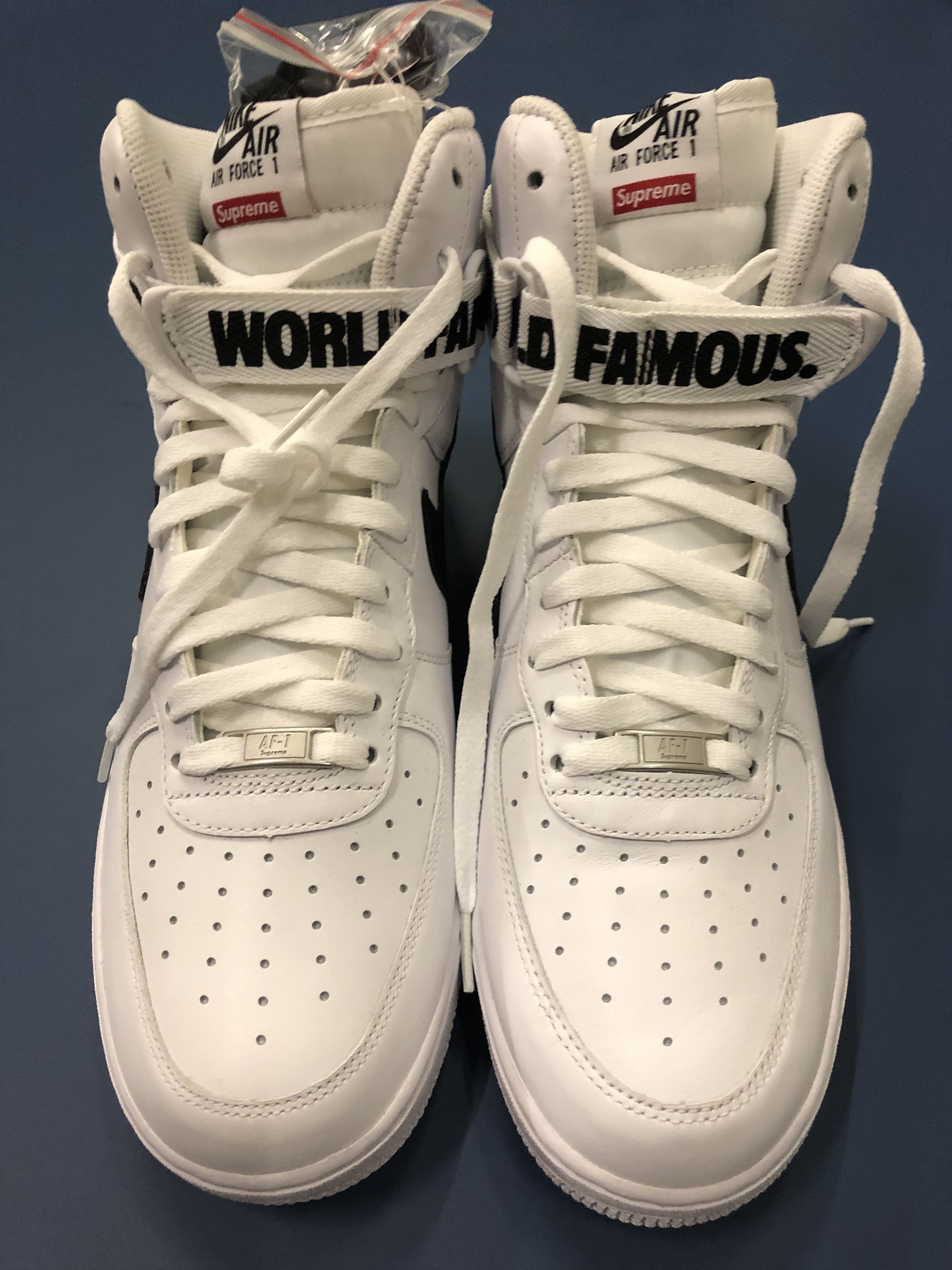 Supreme X NIKE WHITE World Famous Air Force