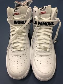 Supreme x Nike Air Force 1 High Black - Become Famous