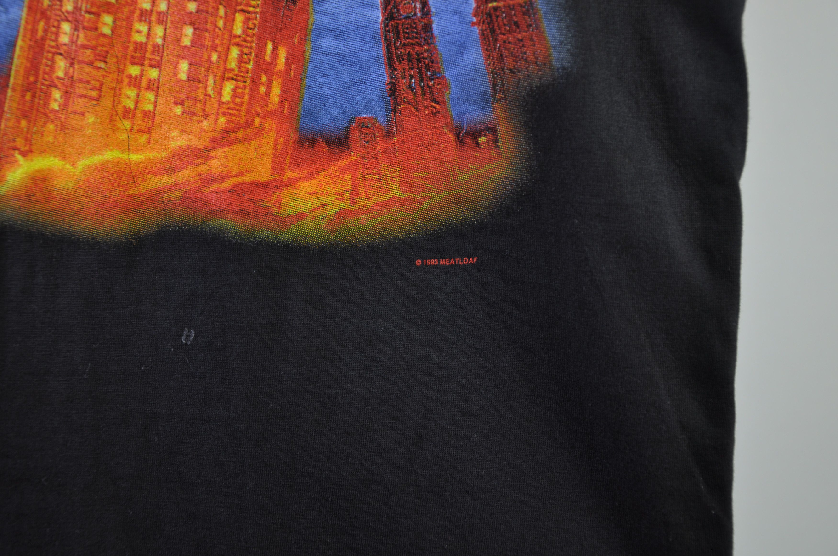 Vintage MEATLOAF 1993 Bat Out Of Hell 2 Tour T Shirt SIZE XL Size US XL / EU 56 / 4 - 3 Thumbnail