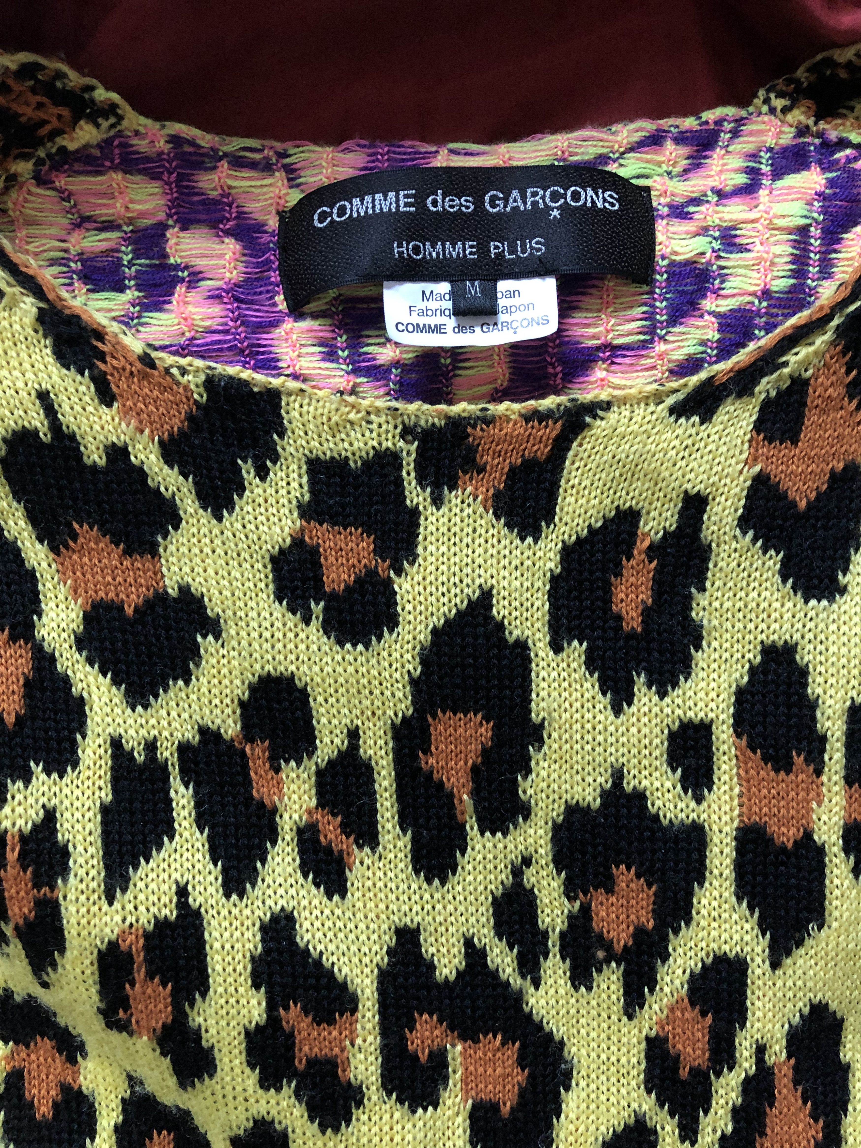 Comme des Garcons Comme Des Garçons Leopard Sweater Size US M / EU 48-50 / 2 - 2 Thumbnail