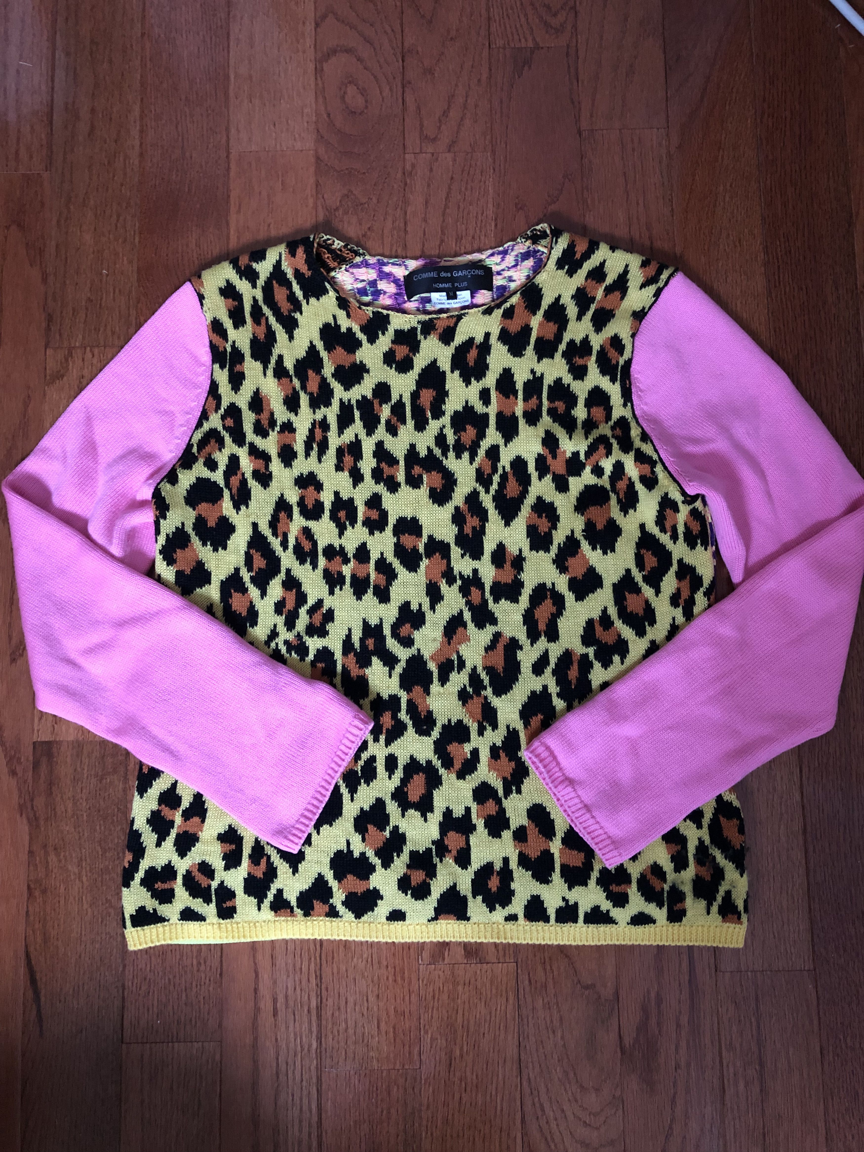 Comme des Garcons Comme Des Garçons Leopard Sweater Size US M / EU 48-50 / 2 - 1 Thumbnail