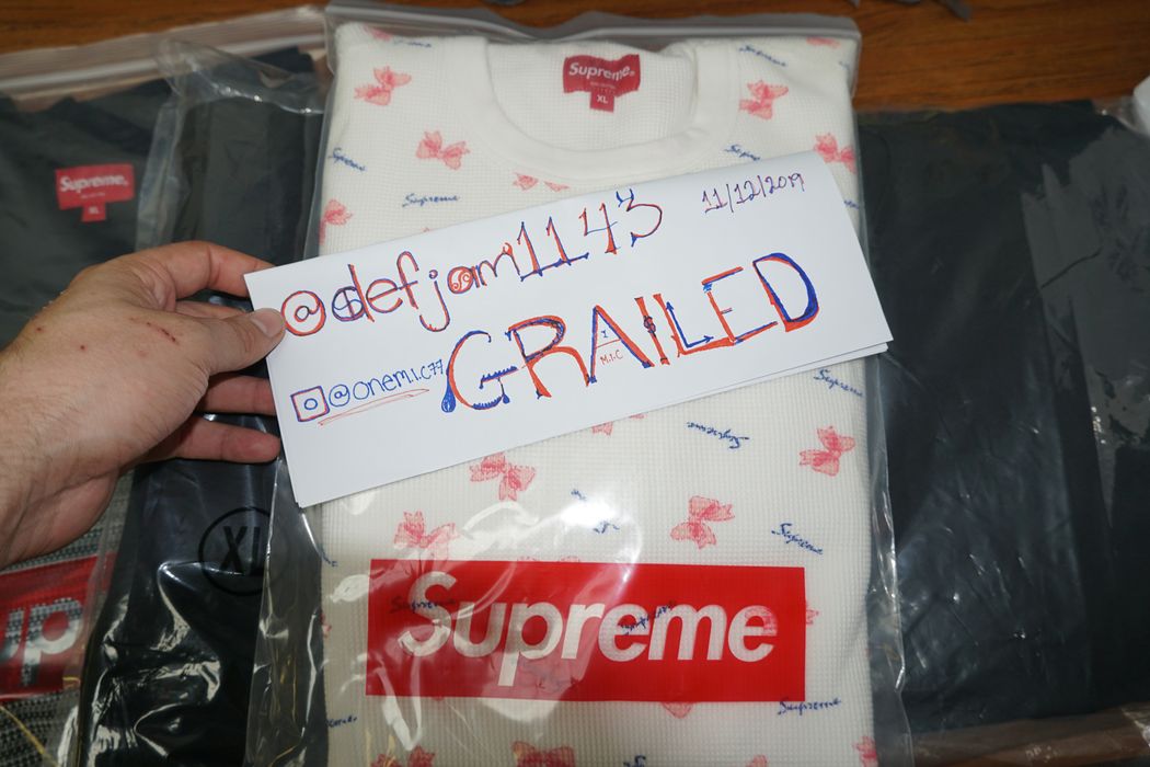 Supreme Bow Waffle Thermal | Grailed