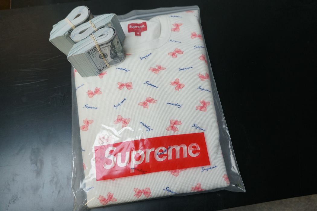 Supreme Bow Waffle Thermal | Grailed