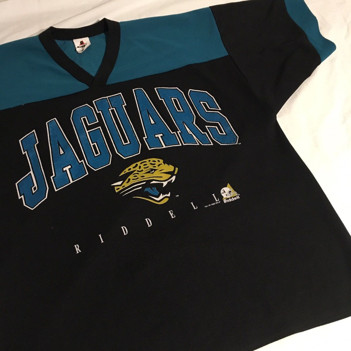 LOGO 7, Shirts, Vintage Jacksonville Jaguars Mark Brunell Logo 7 Nfl  Jersey Mens Xl Made In Usa