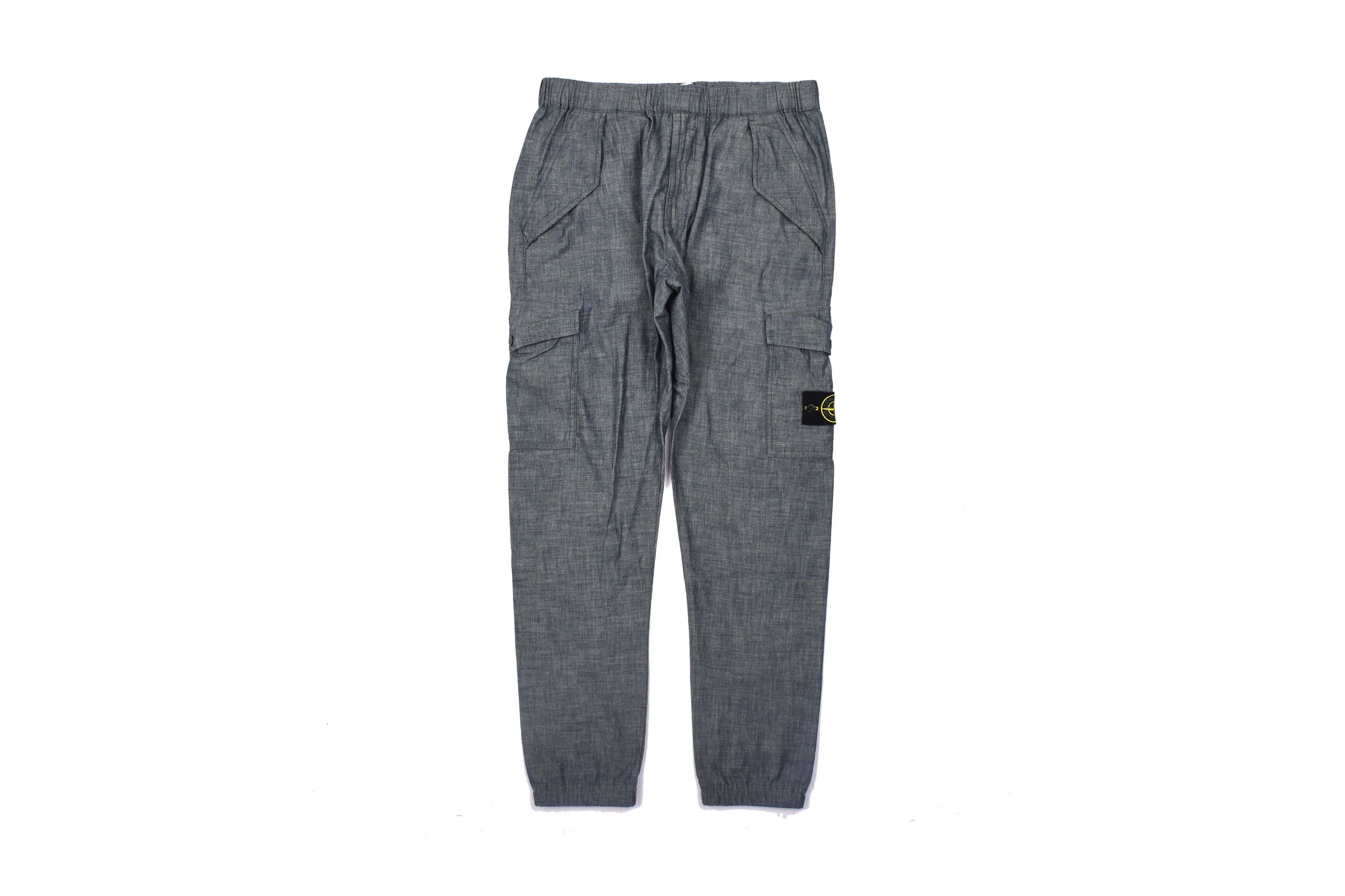 Chambray Cargo Pants