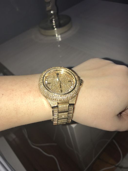 Michael kors outlet watch iced out