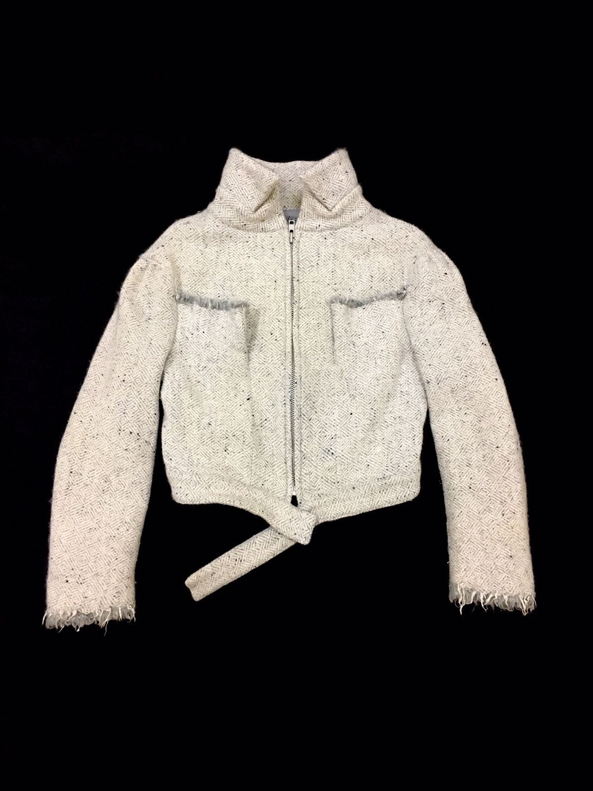 Yohji Yamamoto Silk Wool Blend Jacket Size XS / US 0-2 / IT 36-38 - 1 Thumbnail