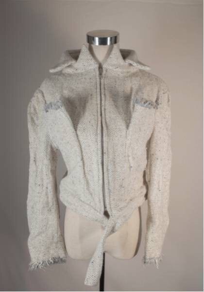 Yohji Yamamoto Silk Wool Blend Jacket Size XS / US 0-2 / IT 36-38 - 8 Thumbnail