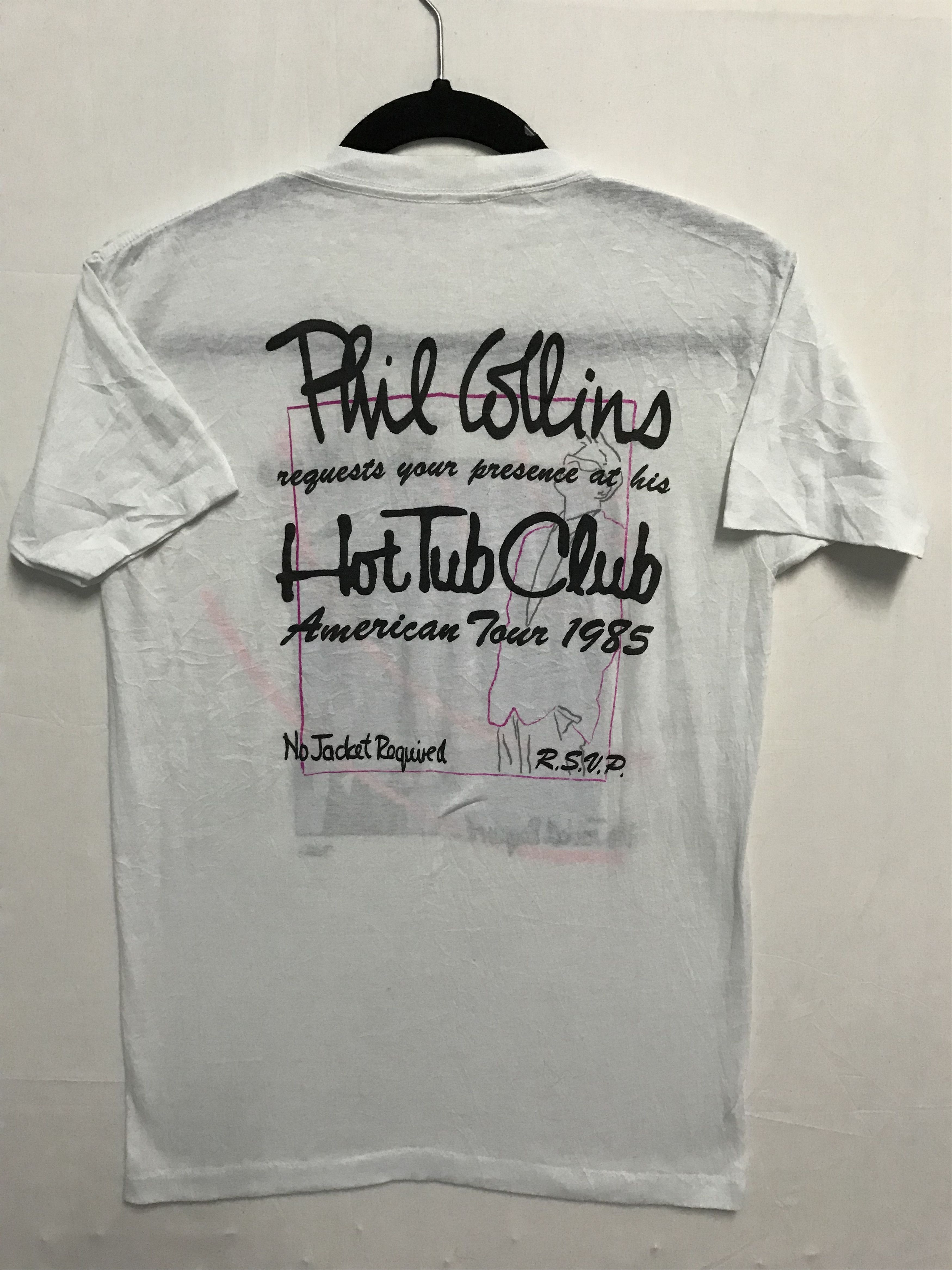 Band Tees × Vintage Vintage Phill Collins American Tour 1985 Tshirt Size US S / EU 44-46 / 1 - 6 Thumbnail