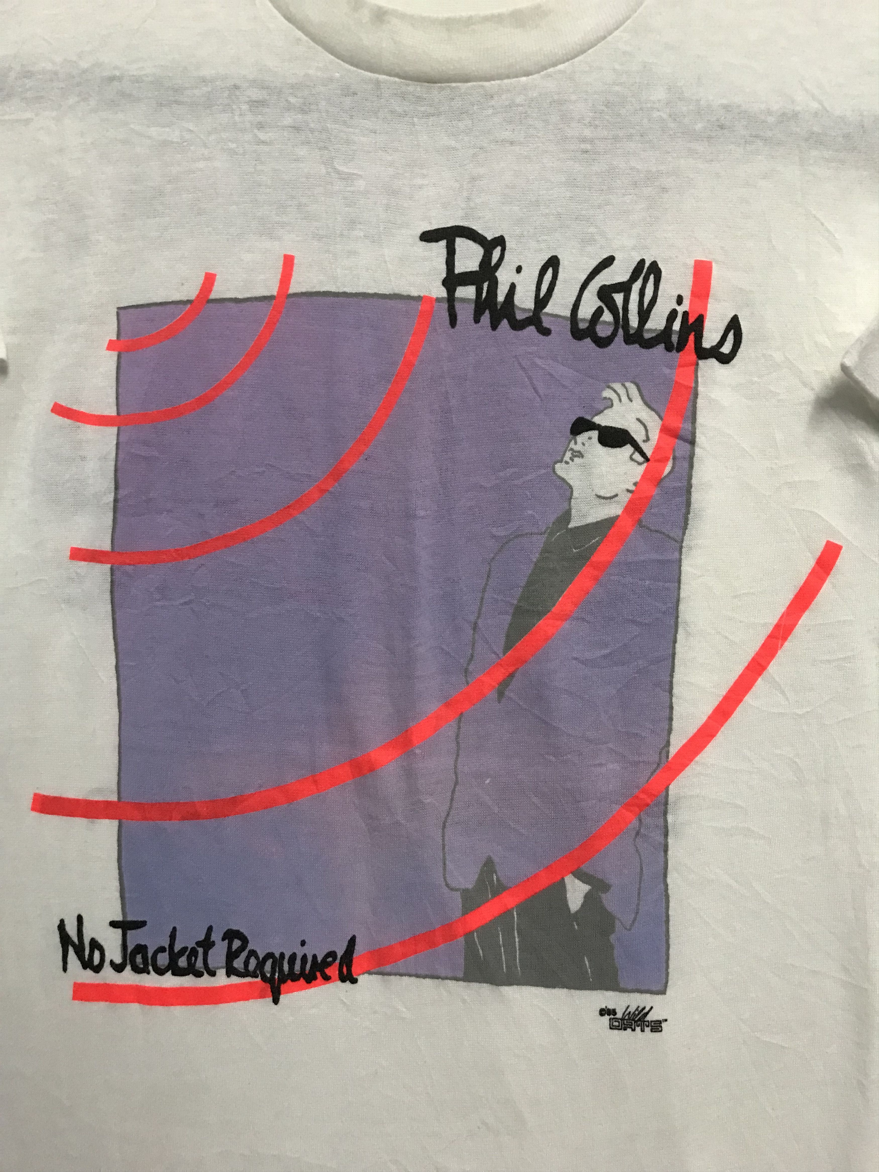 Band Tees × Vintage Vintage Phill Collins American Tour 1985 Tshirt Size US S / EU 44-46 / 1 - 2 Thumbnail