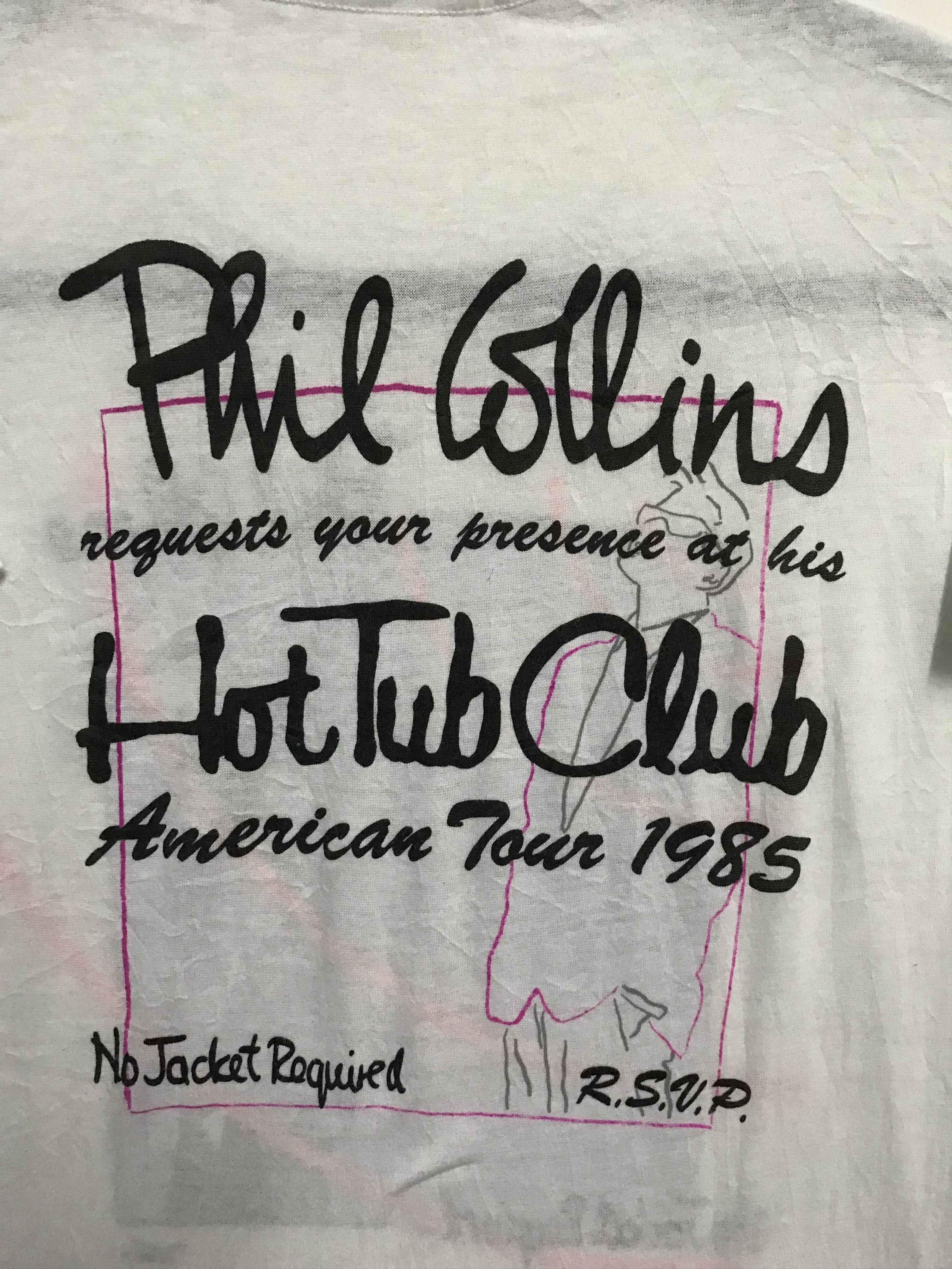 Band Tees × Vintage Vintage Phill Collins American Tour 1985 Tshirt Size US S / EU 44-46 / 1 - 7 Thumbnail