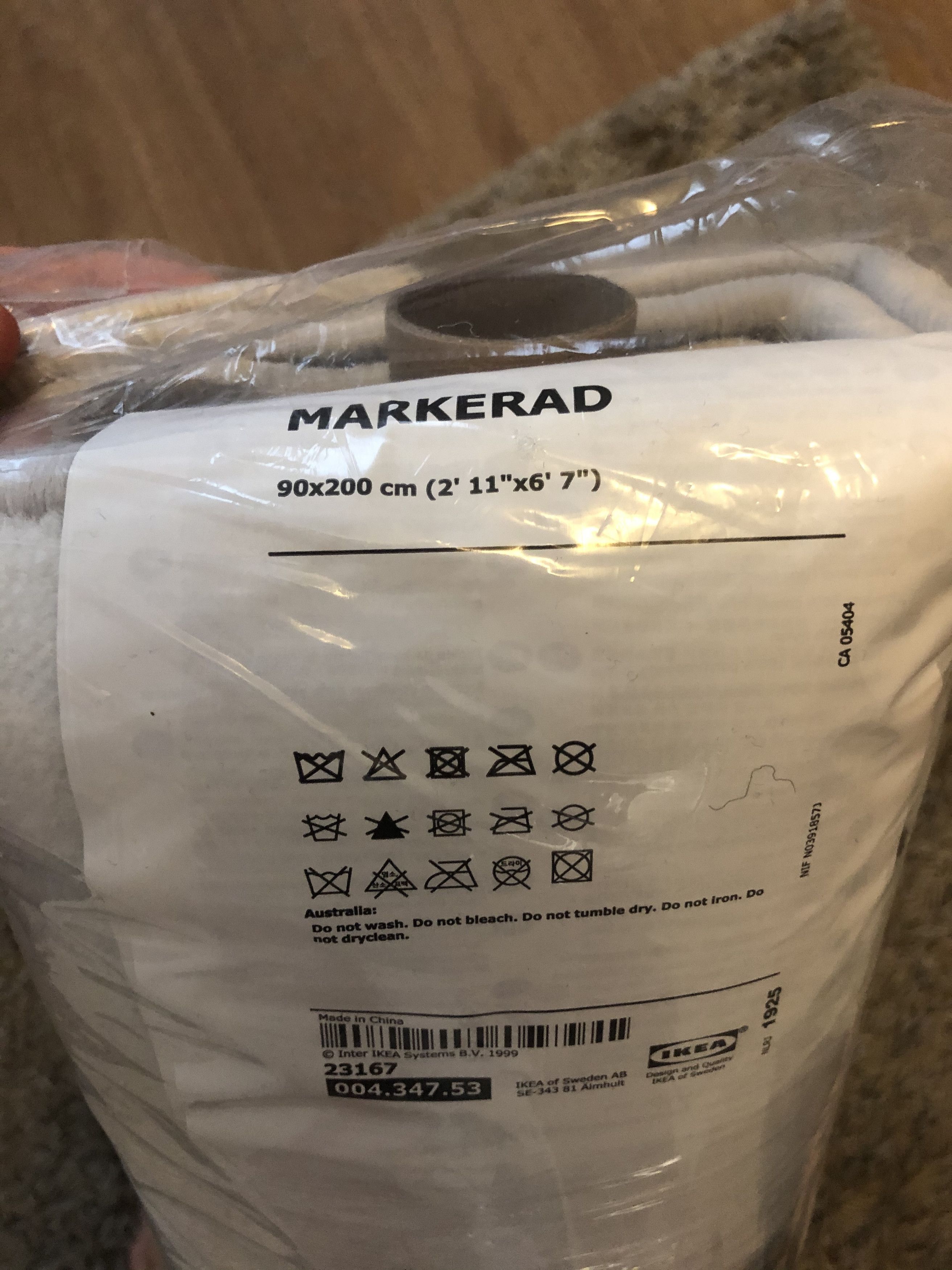 Ikea “RECEIPT RUG” Ikea x Off White MARKERAD rug Grailed