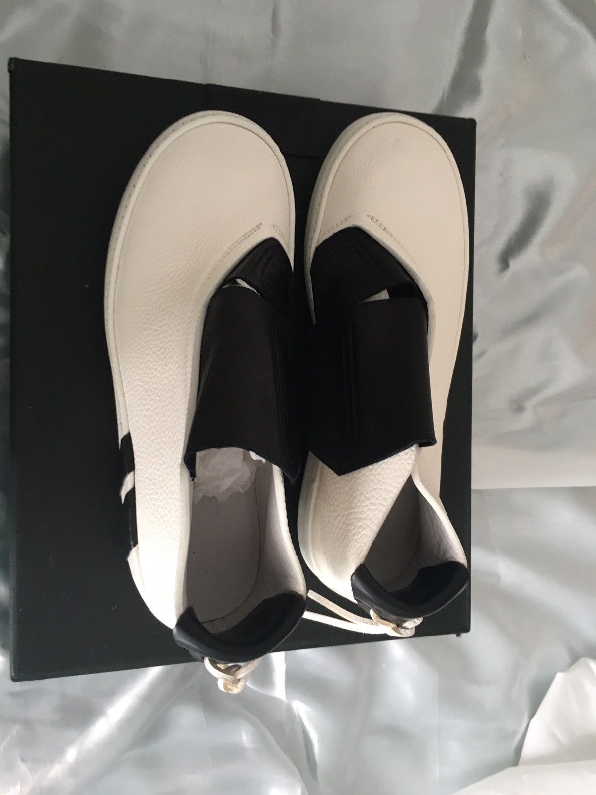 Artselab black leather trainers clearance