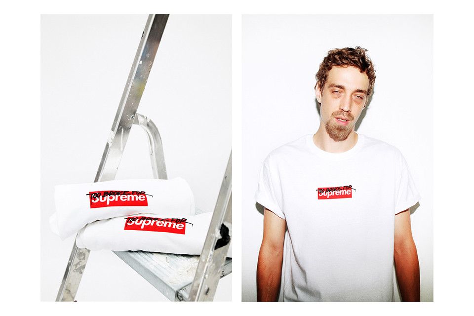 Too broke shop for supreme tee