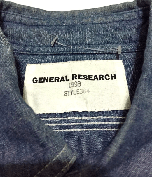 General Research General Research archive denim shirt | Grailed