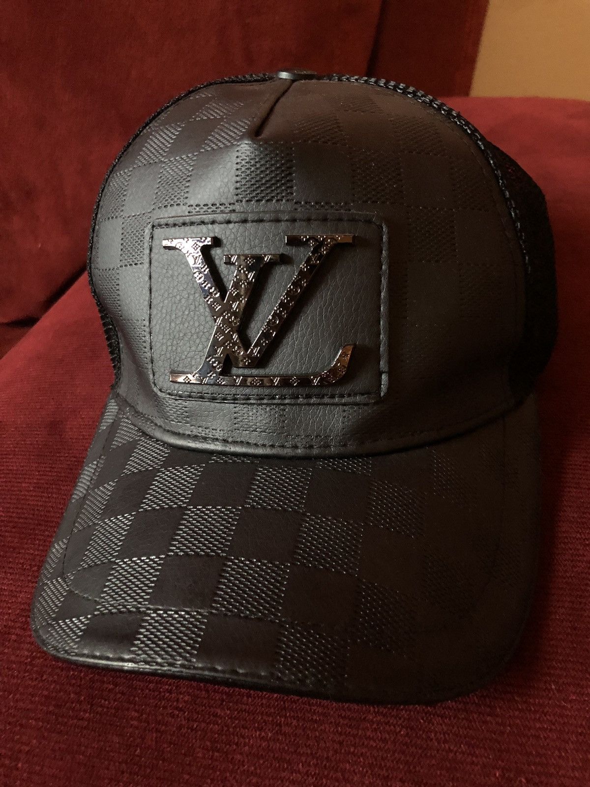 Louis Vuitton Virgil Abloh MP2481 Casquette LV Twig Cap Black Gold