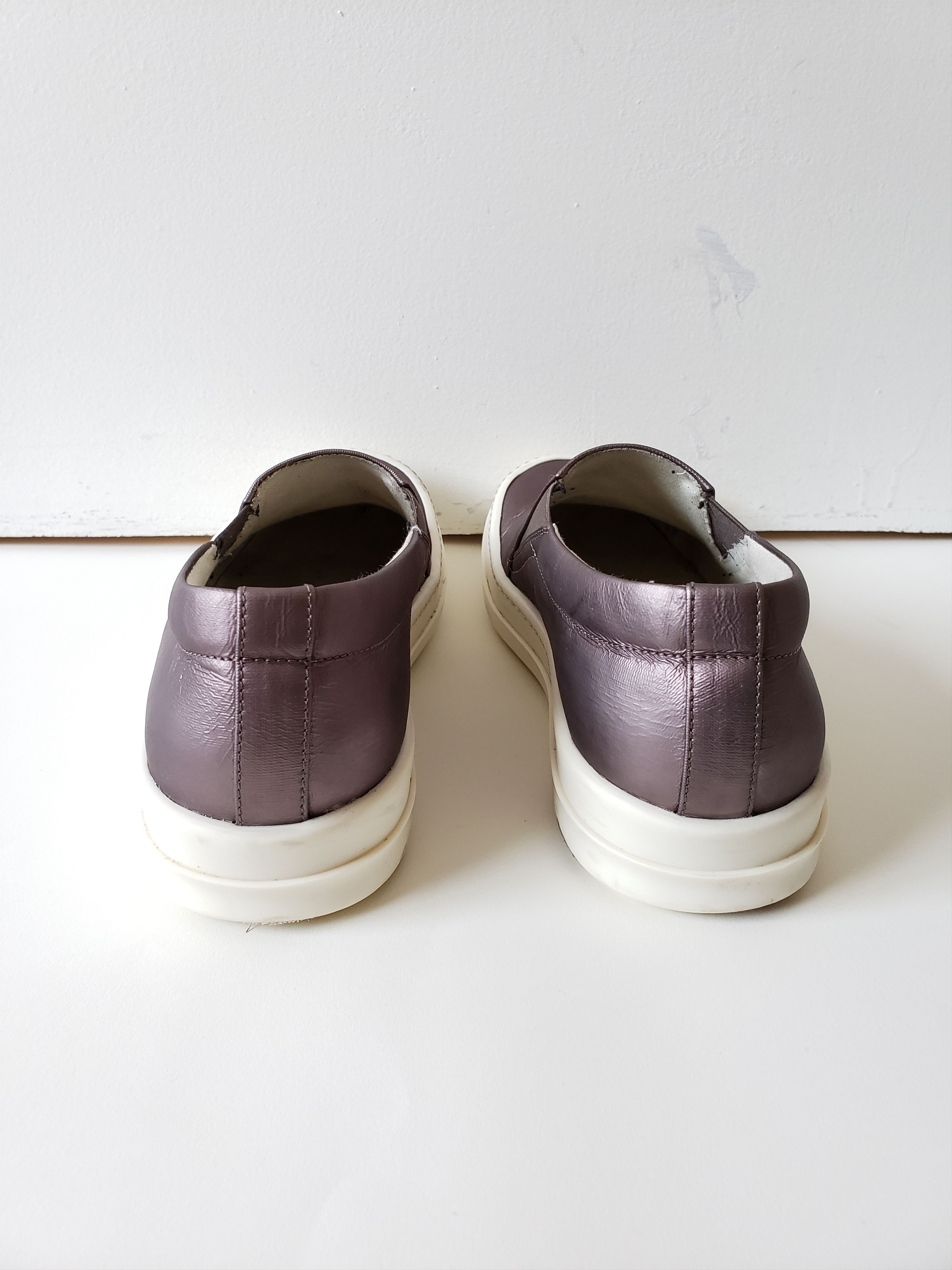 Rick Owens × Rick Owens Drkshdw RO Metallic Slip On Sneakers Size US 9 / EU 42 - 11 Thumbnail