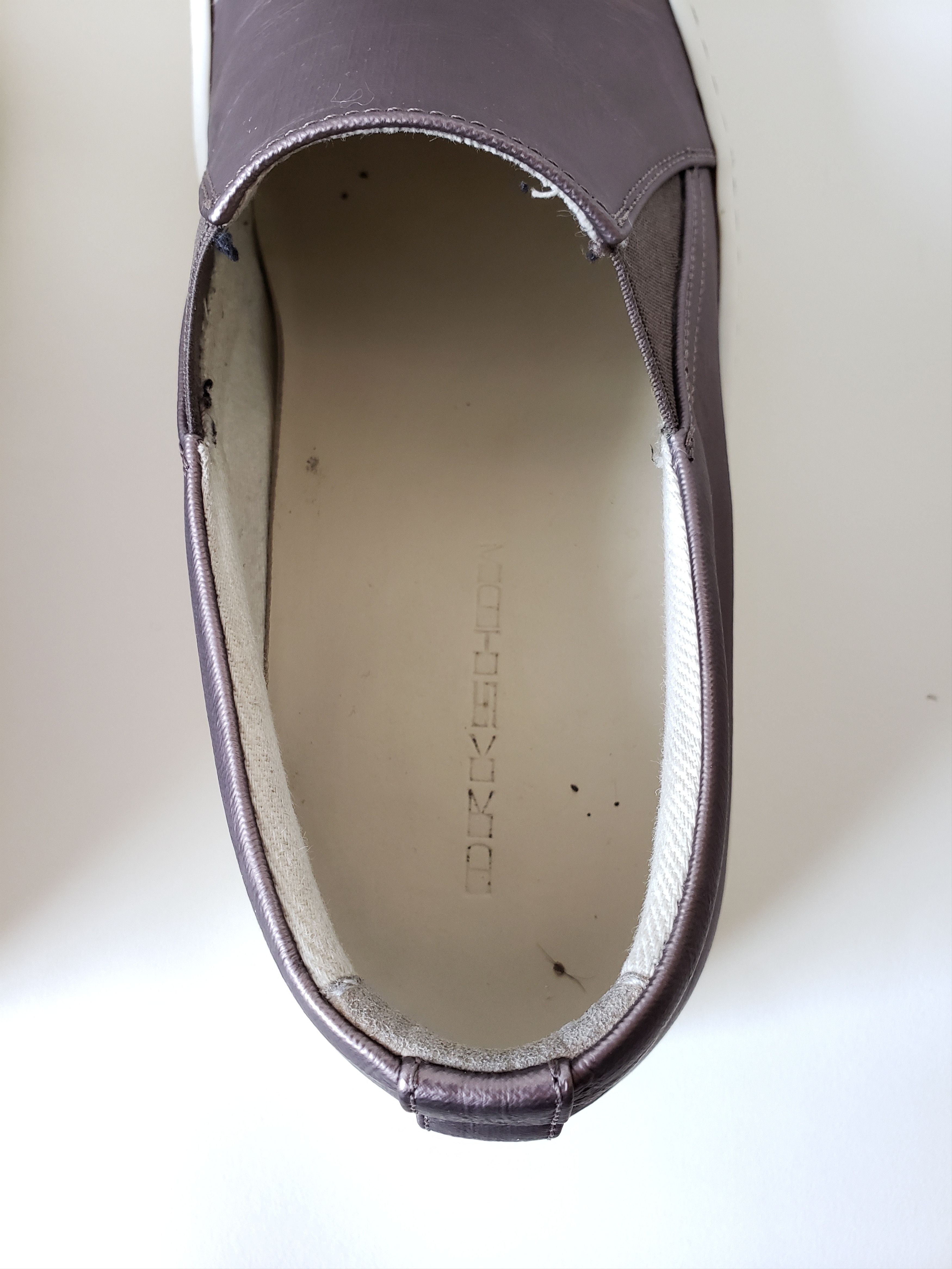 Rick Owens × Rick Owens Drkshdw RO Metallic Slip On Sneakers Size US 9 / EU 42 - 13 Thumbnail