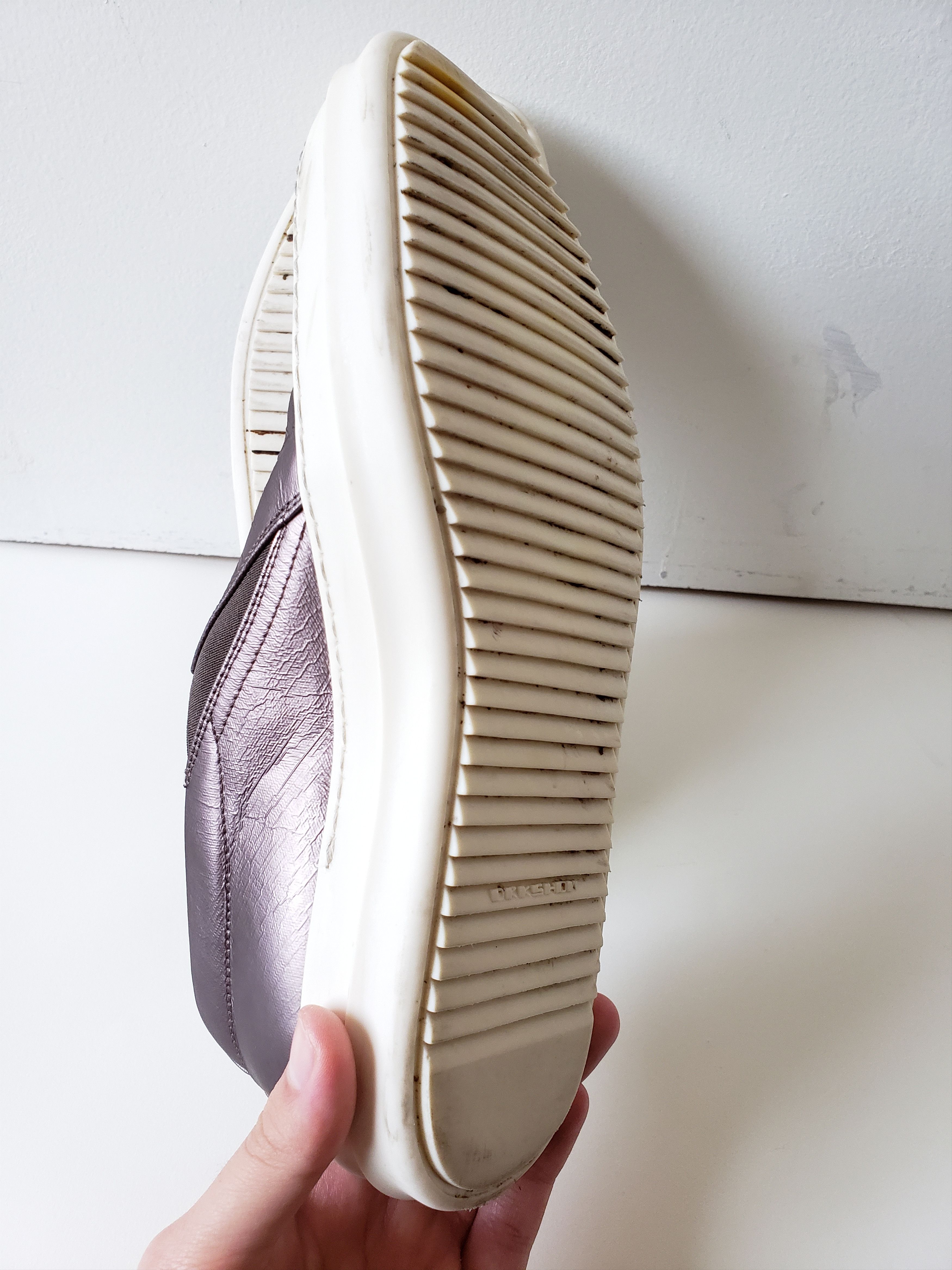 Rick Owens × Rick Owens Drkshdw RO Metallic Slip On Sneakers Size US 9 / EU 42 - 6 Thumbnail