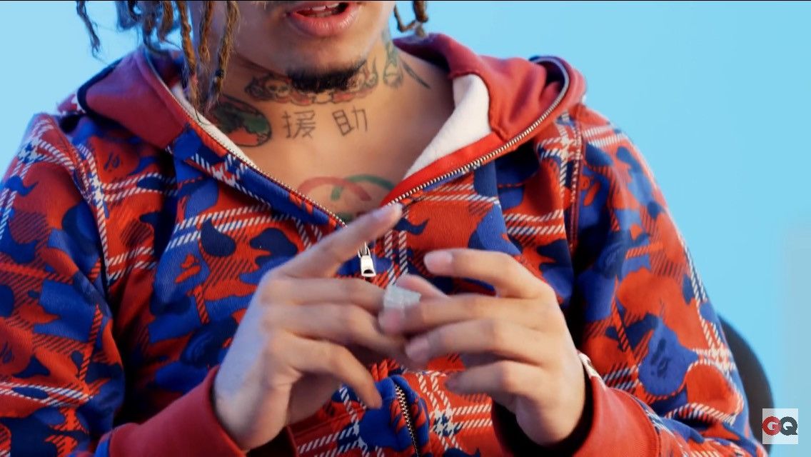 Lil pump bape hoodie sale