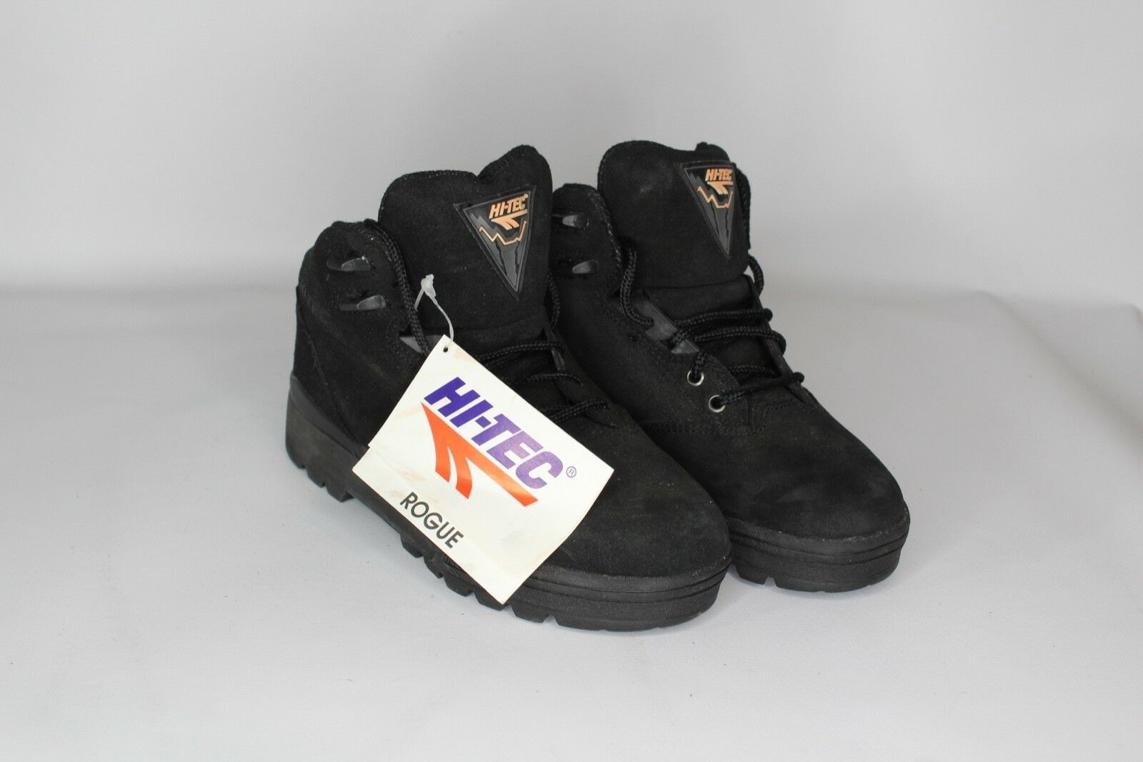 Vintage NOS Vintage 90s Hi Tec Rogue Suede Hiking Boots Black