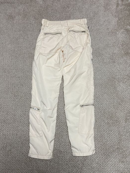 Issey Miyake 80s Nylon Trousers Zip Pants –