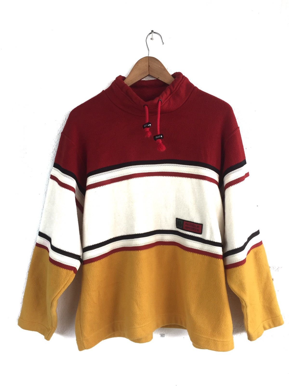 Vtg Nicole Sport multicolour pullover sweatshirt