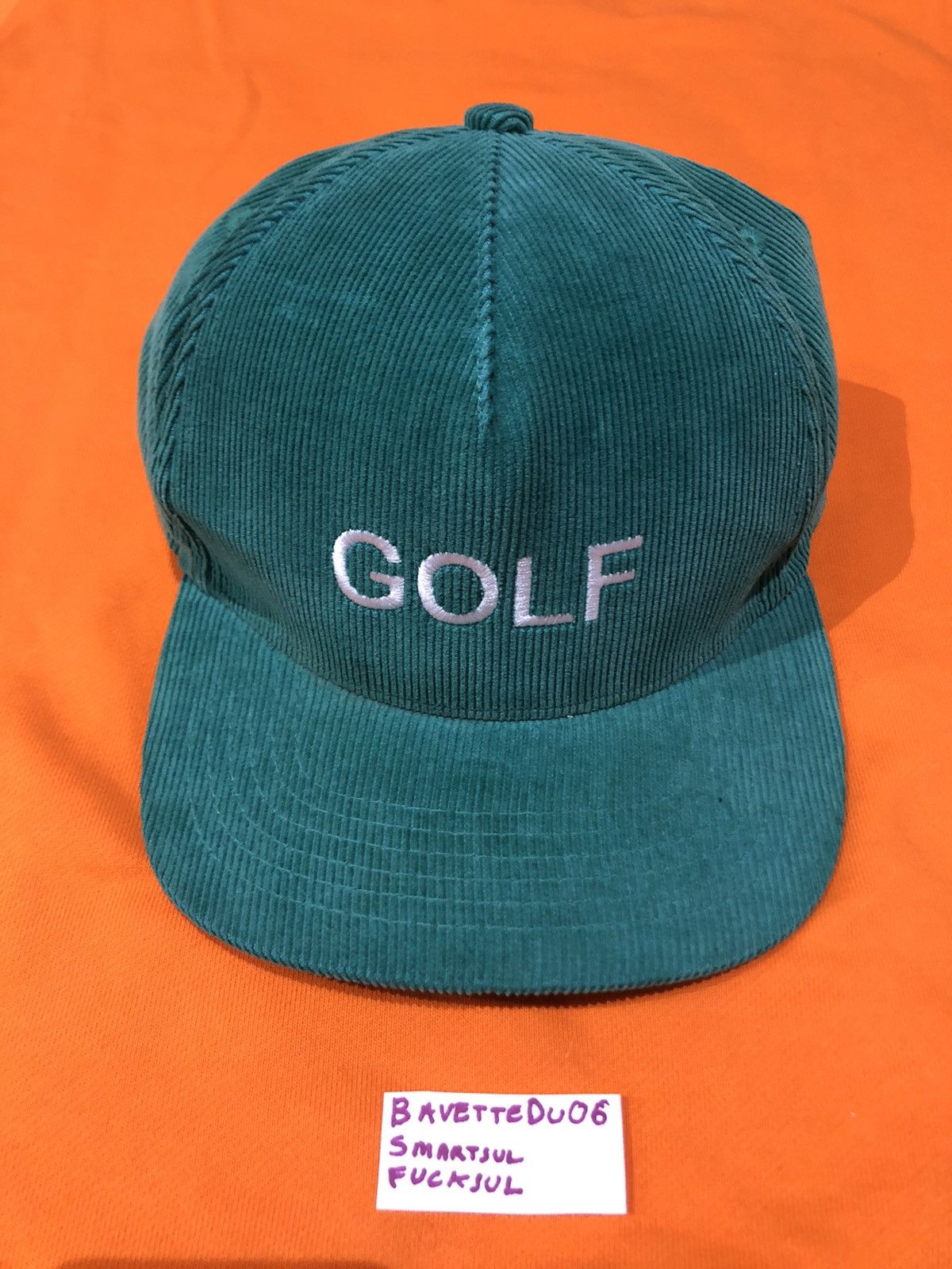 Golf Wang Golf Wang Green Corduroy Snap Back | Grailed