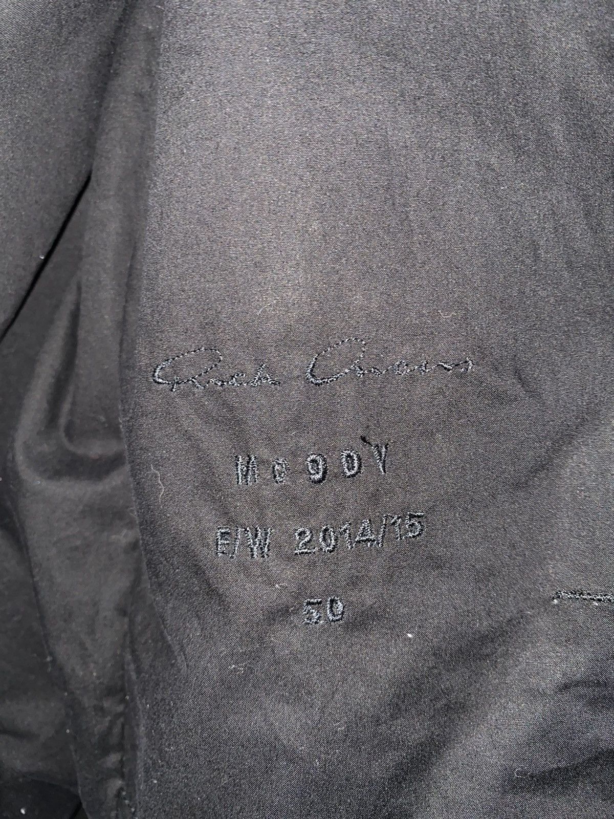 Rick Owens Rick Owens Moody Leather Biker Jacket FW 14/15 Size US L / EU 52-54 / 3 - 4 Thumbnail