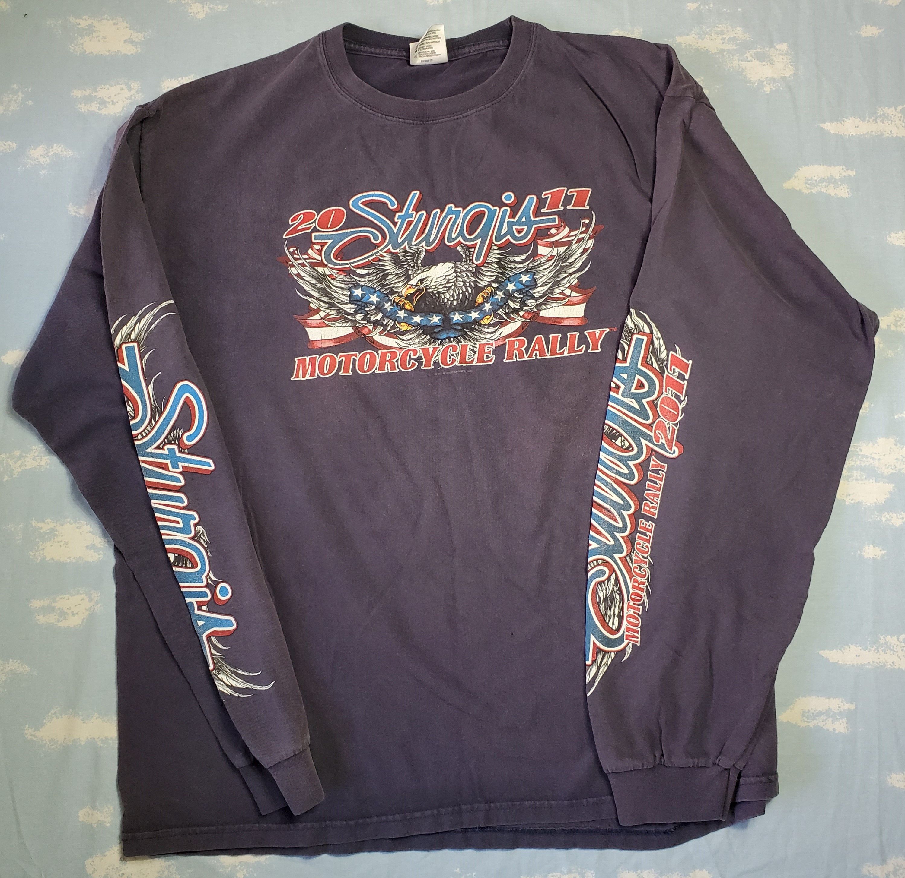 Vintage 2011 Sturgis South Dakota Longsleeve Tee Size US XL / EU 56 / 4 - 1 Thumbnail