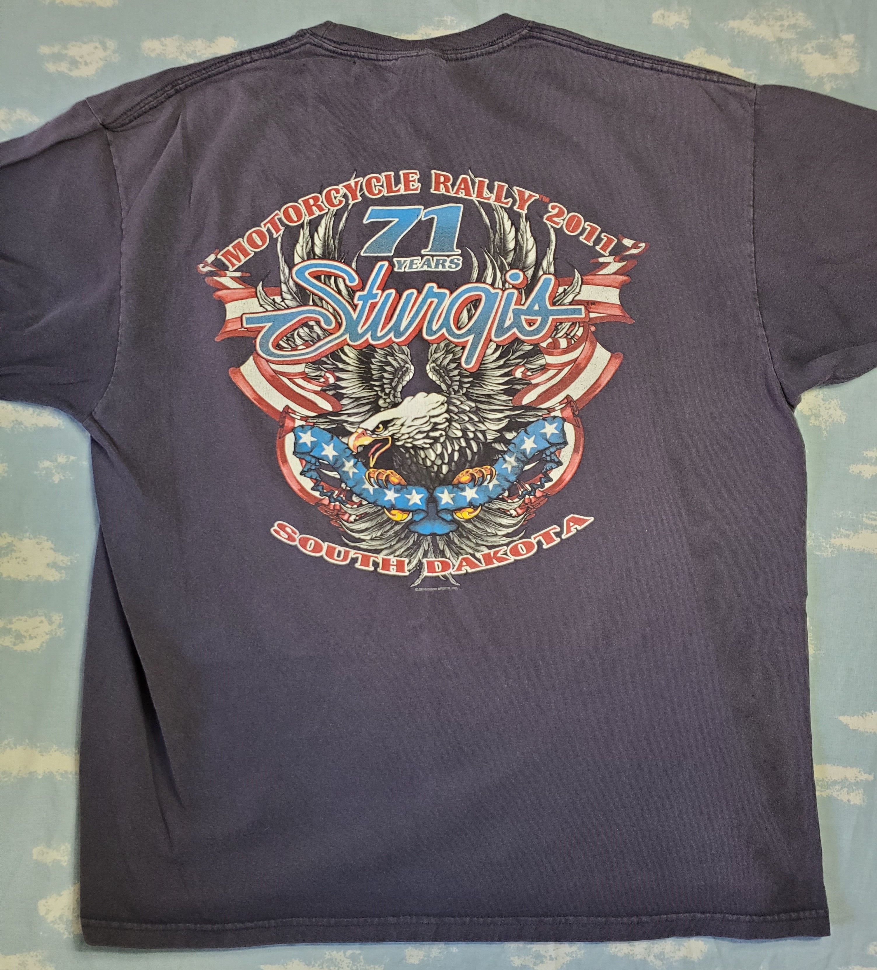 Vintage 2011 Sturgis South Dakota Longsleeve Tee Size US XL / EU 56 / 4 - 3 Thumbnail