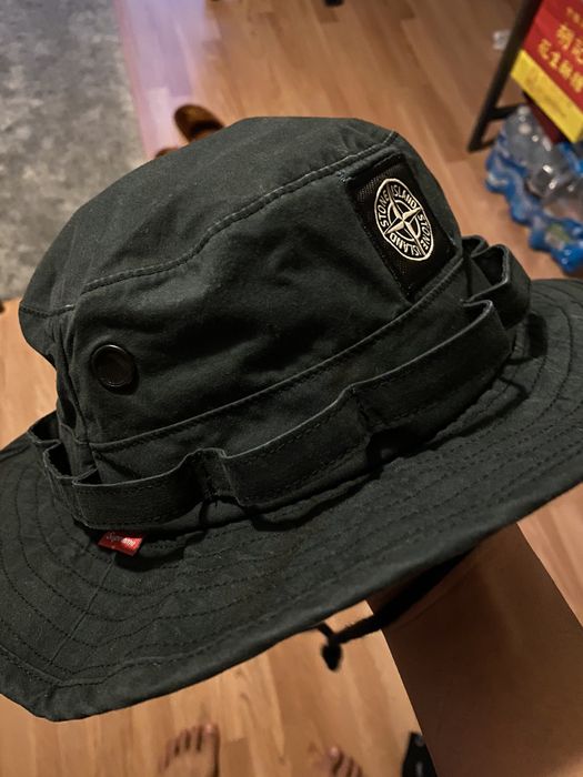 Supreme Supreme x Stone Island Camo Boonie Hat M/L | Grailed