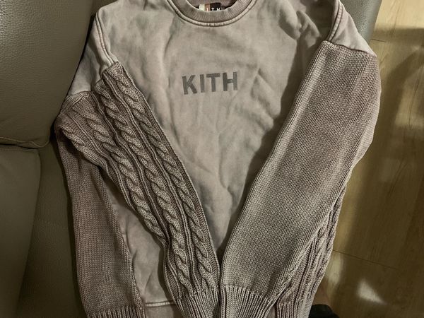 Kith Kith combo knit crewneck cinder | Grailed