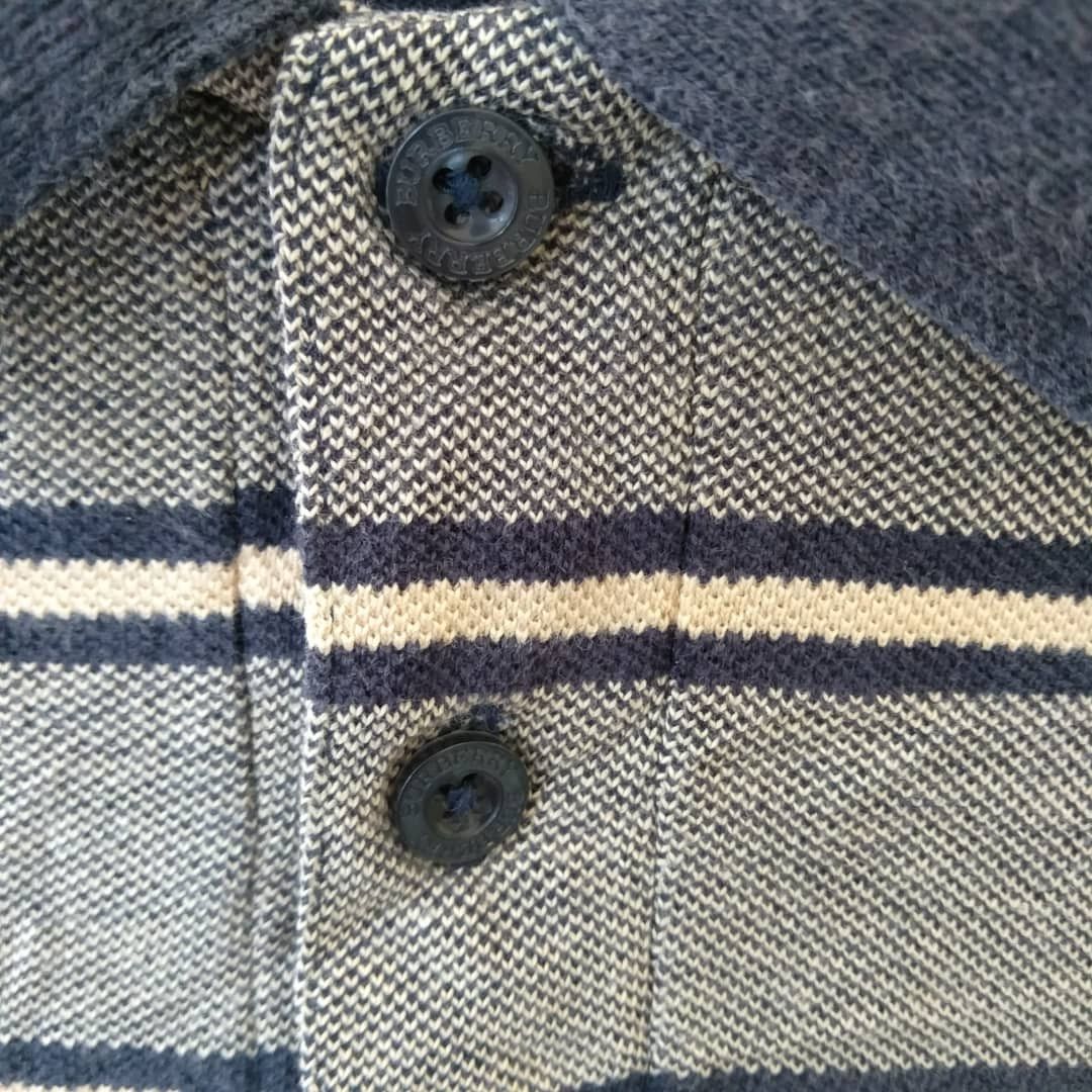 Burberry 🔥 BURBERRY STRIPES POLO Size US L / EU 52-54 / 3 - 3 Thumbnail