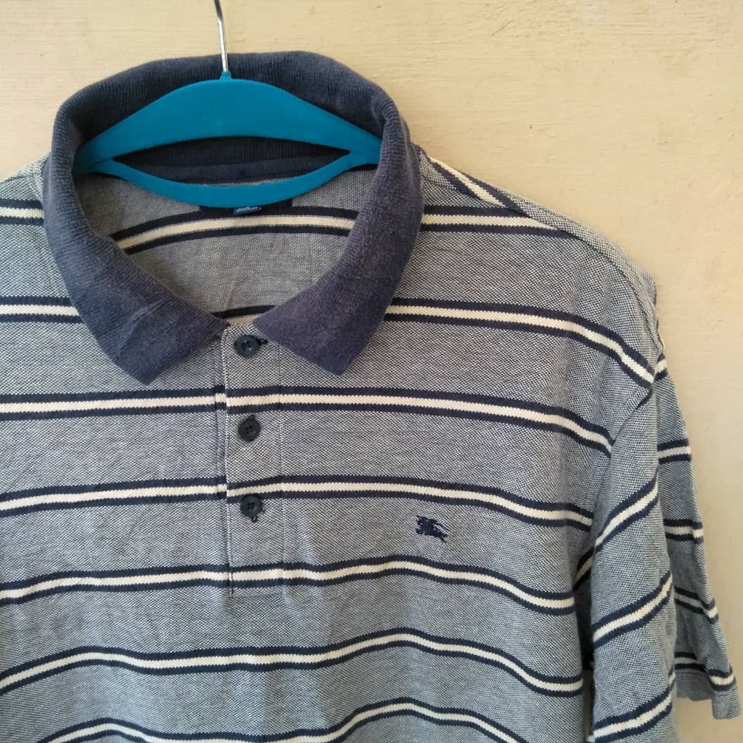 Burberry 🔥 BURBERRY STRIPES POLO Size US L / EU 52-54 / 3 - 2 Thumbnail