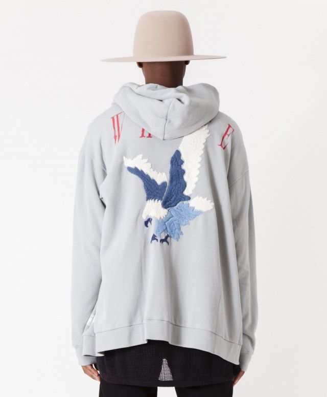 Off white eagle hoodie sale