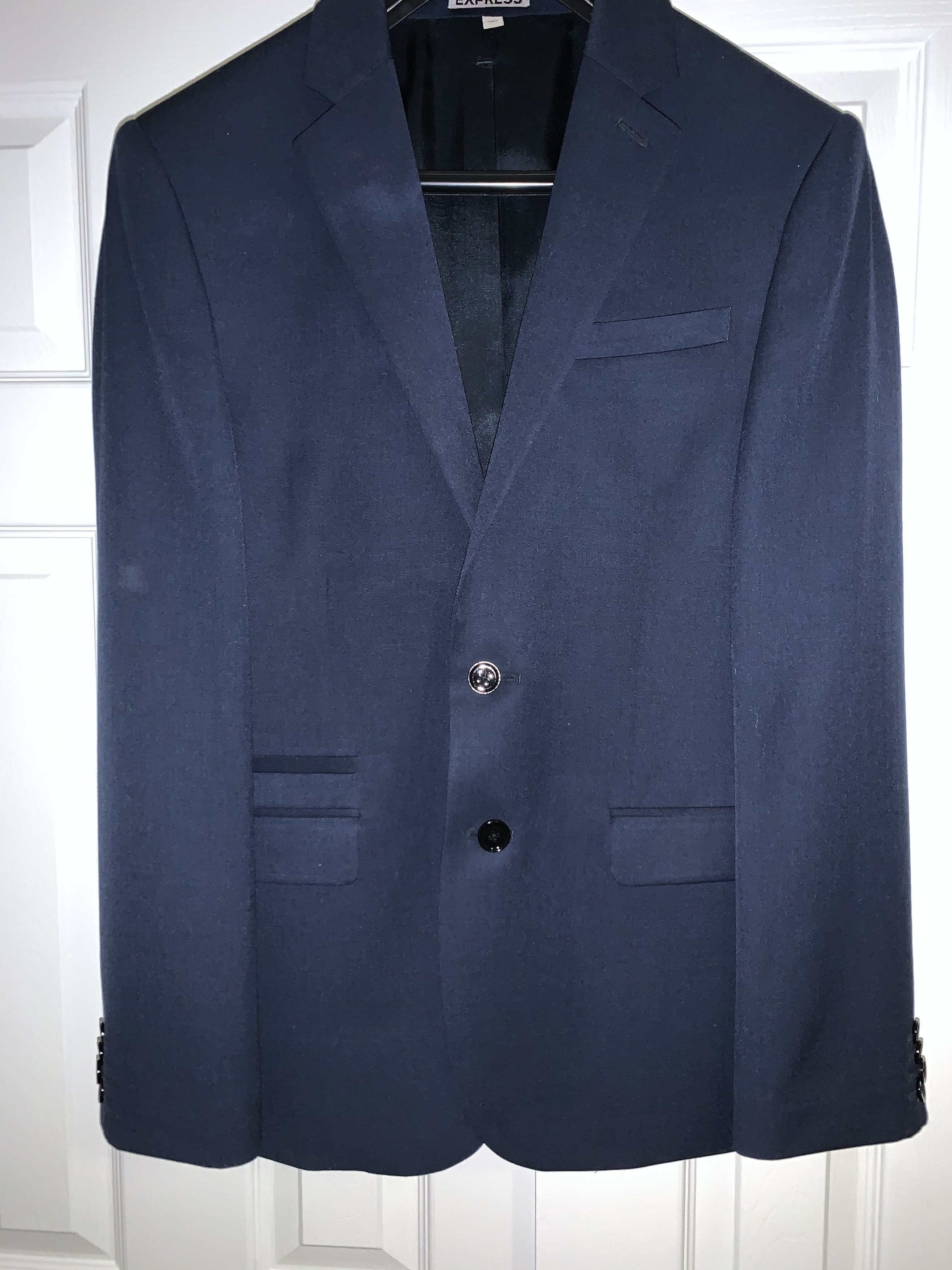 Express Express Slim Navy Suit Jacket | Grailed