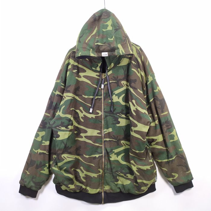 Rare Pro Club Camo & Black Reversible Hoodie Oversize #386-15 | Grailed