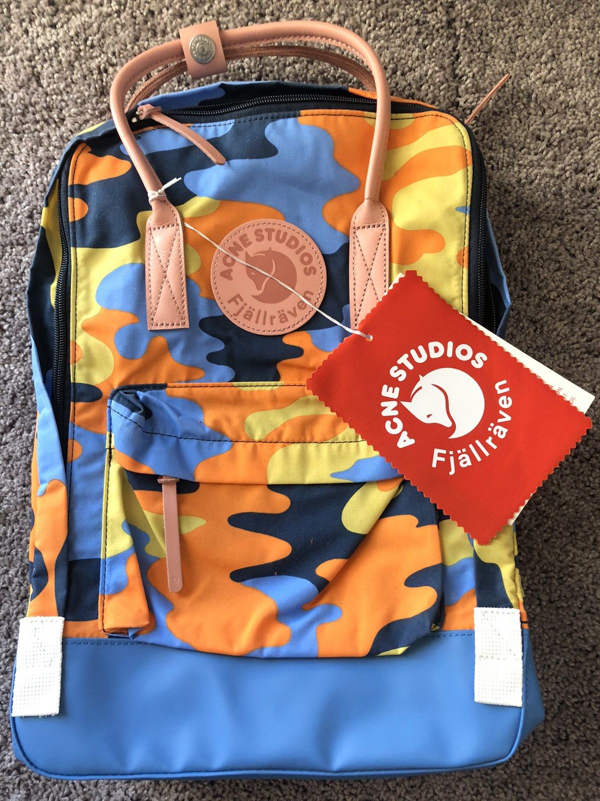 Acne Studios Fjallraven Acne Studios x Fjallraven Tarpaulin Print Kanken Backpack Grailed