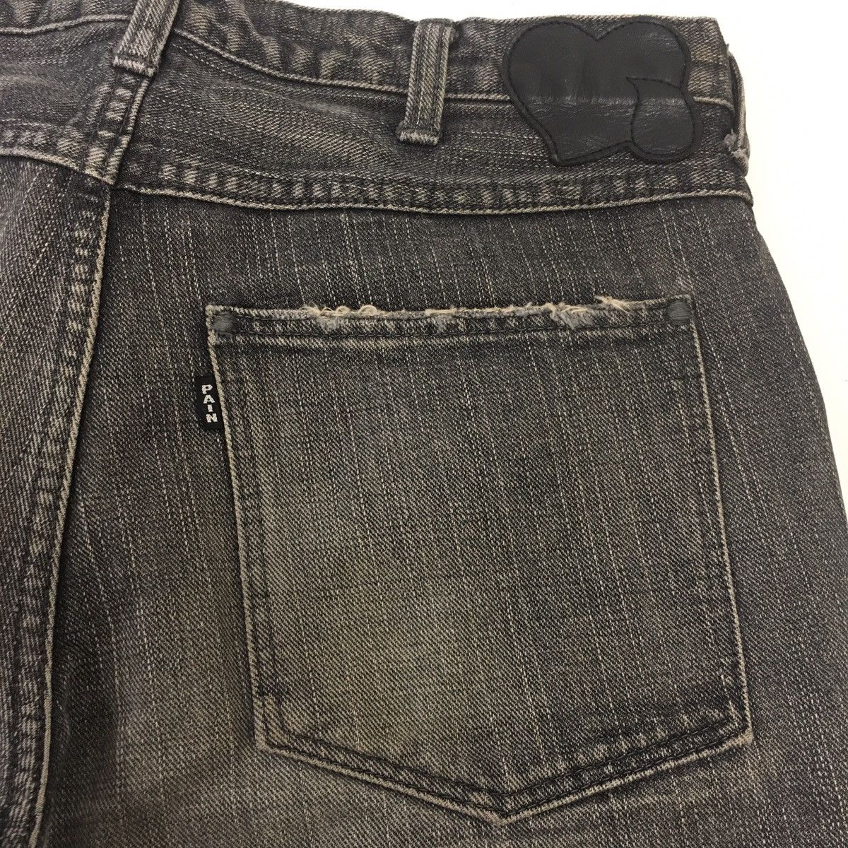 Japanese Brand × Number (N)ine × Takahiromiyashita The Soloist. Number (N)ine 04AW “give peace a chance” denim cut off Size US 30 / EU 46 - 6 Thumbnail