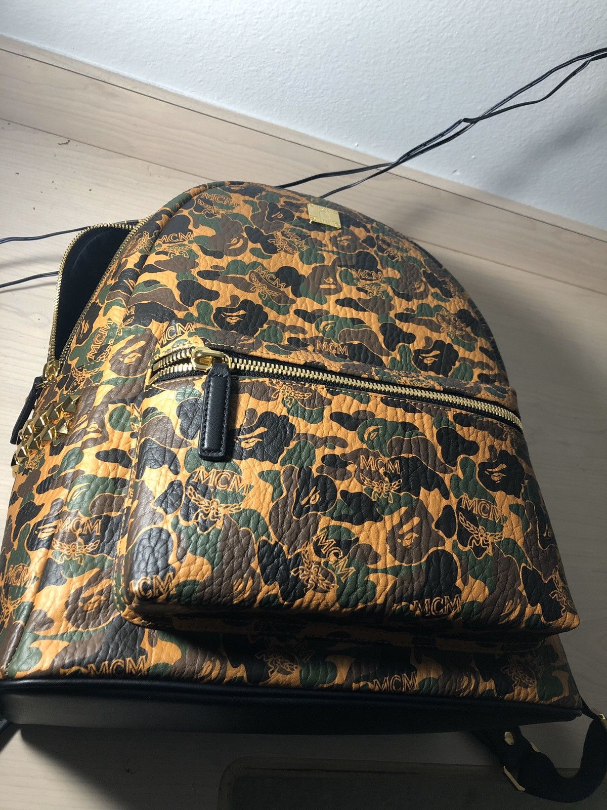 Bape Mcm X Bape bag | Grailed