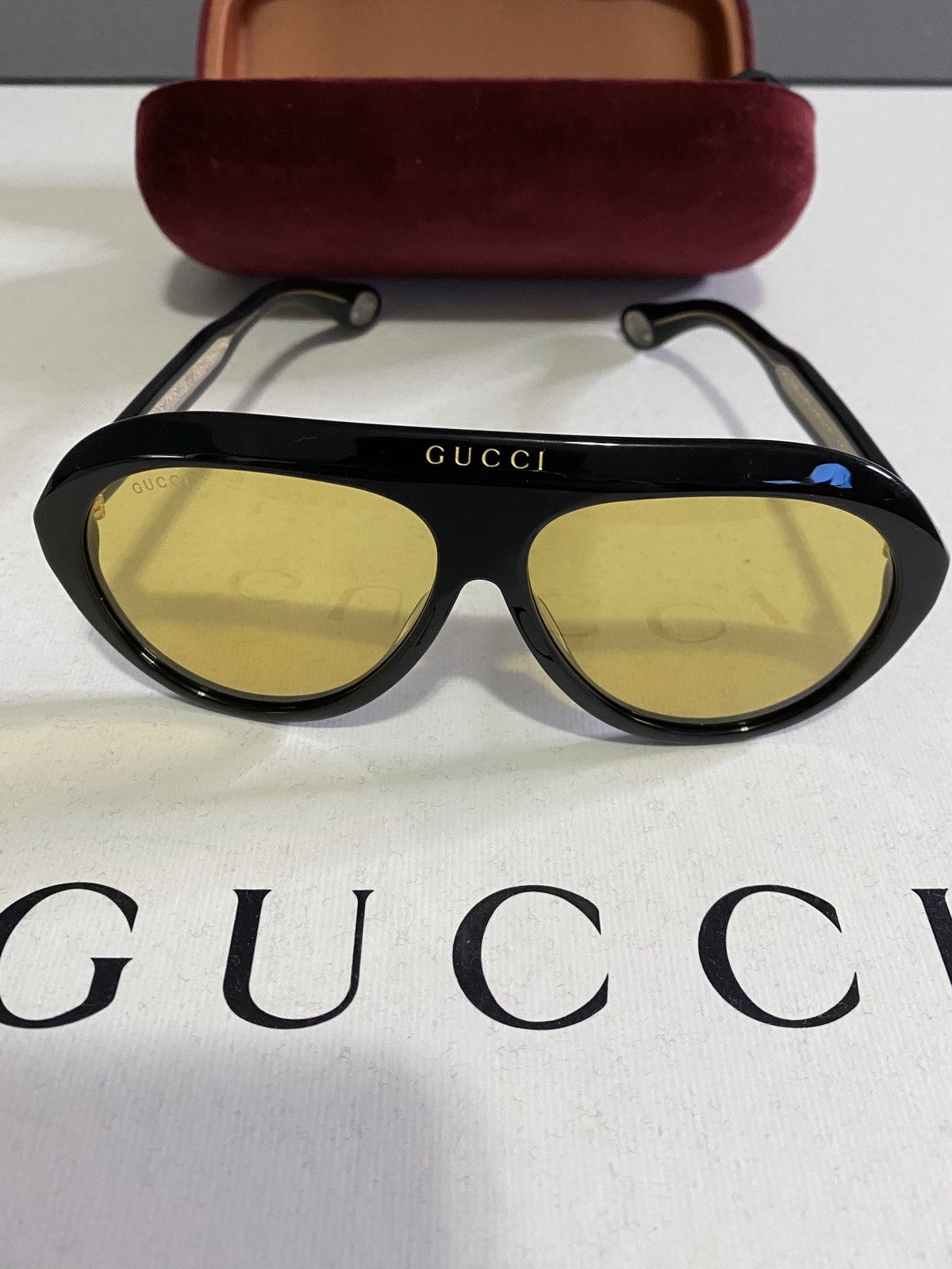 Gucci Navigator sunglasses with Double G Grailed